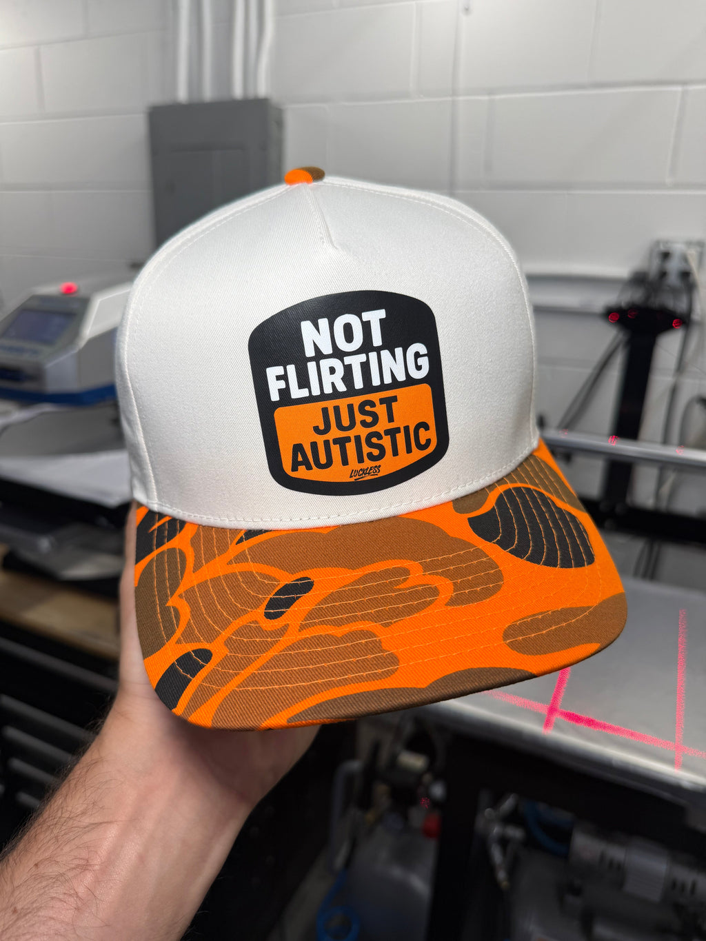Not Flirting Just Autistic | Trucker Hat