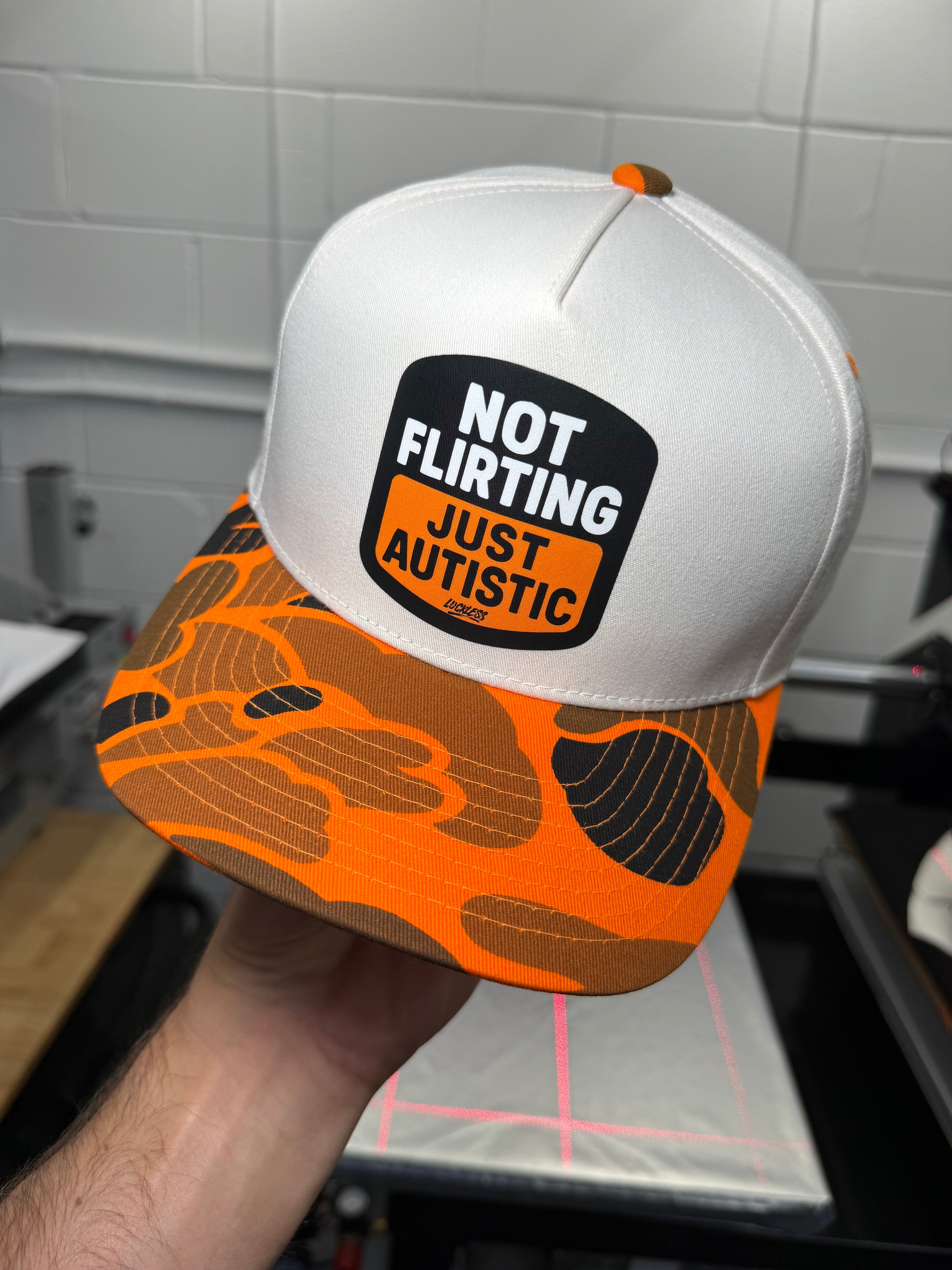 Not Flirting Just Autistic | Trucker Hat