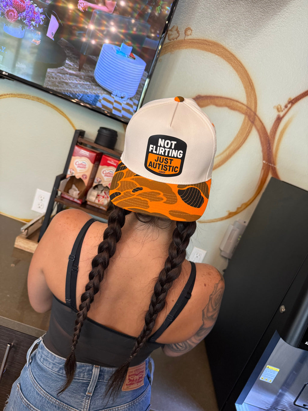 Not Flirting Just Autistic | Trucker Hat