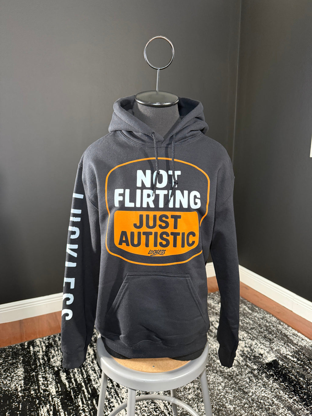 Not Flirting Just Autistic Hoodie