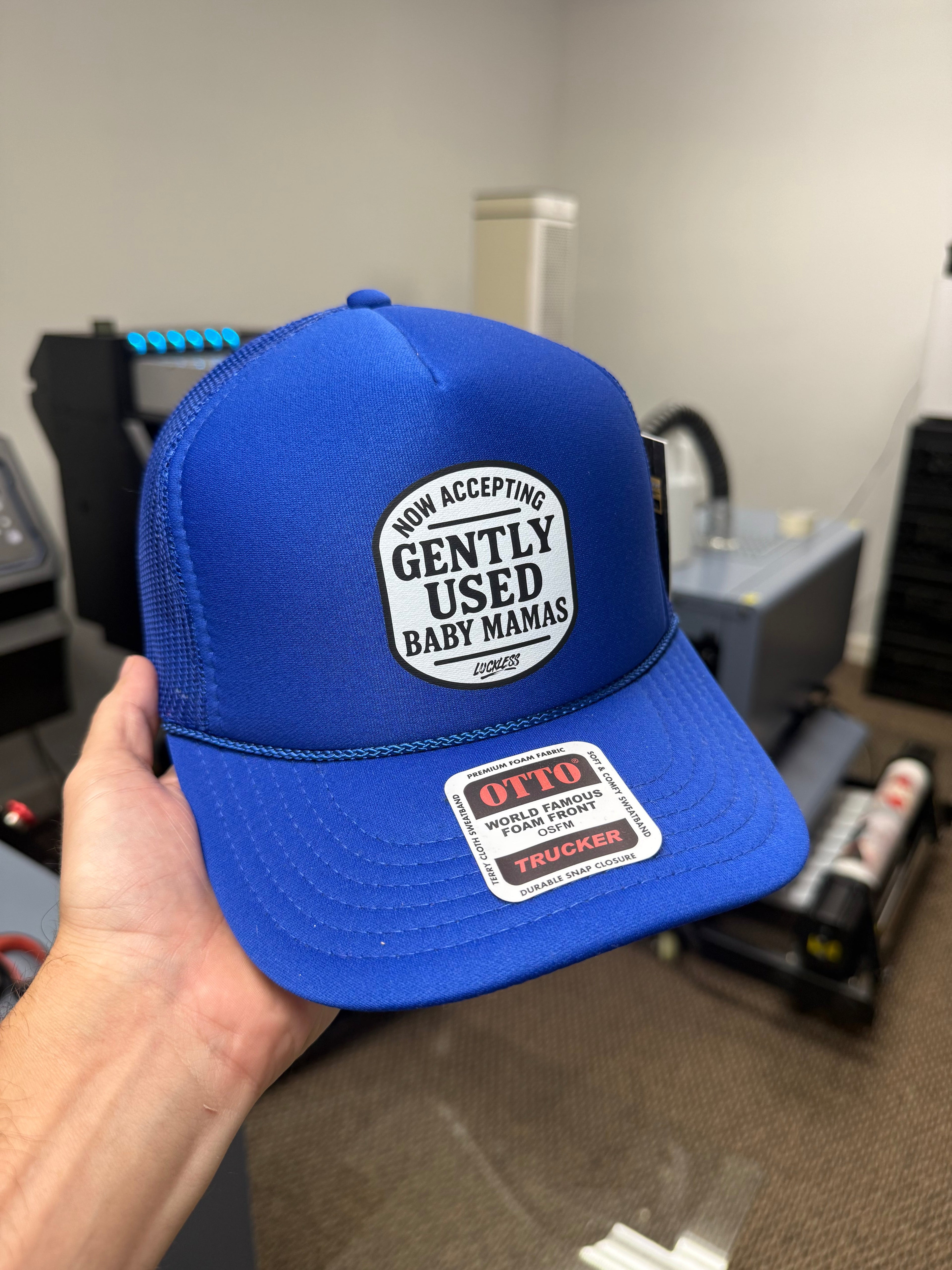 Now Accepting Gently Used Baby Mamas Trucker Hat