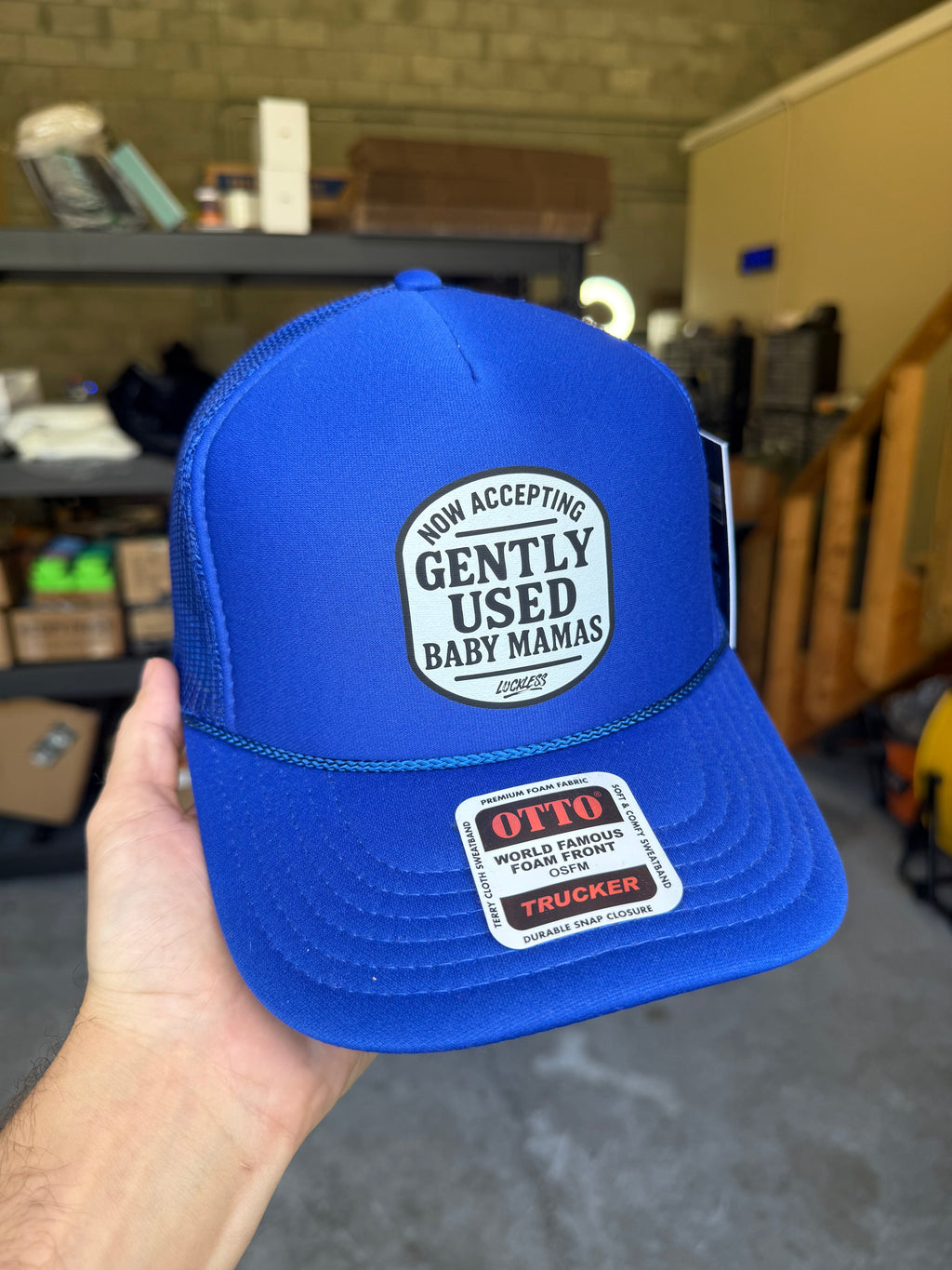 Now Accepting Gently Used Baby Mamas Trucker Hat