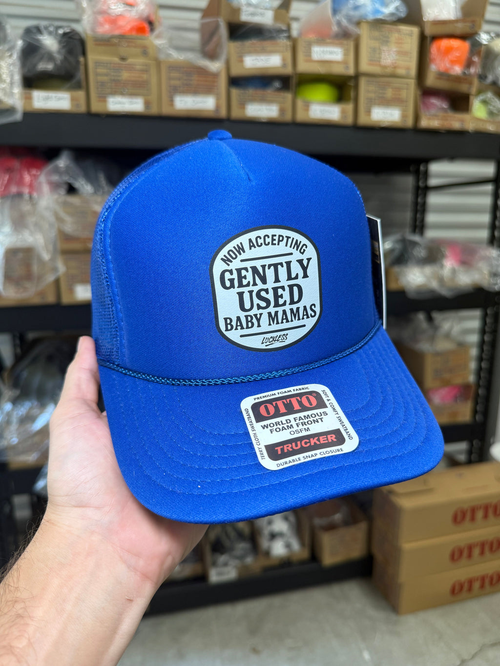 Now Accepting Gently Used Baby Mamas Trucker Hat