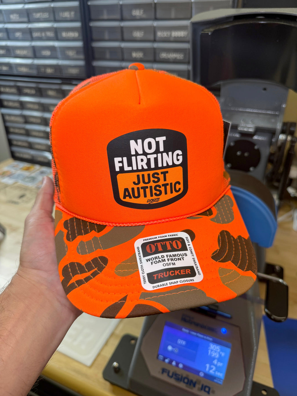 Not Flirting Just Autistic | Trucker Hat