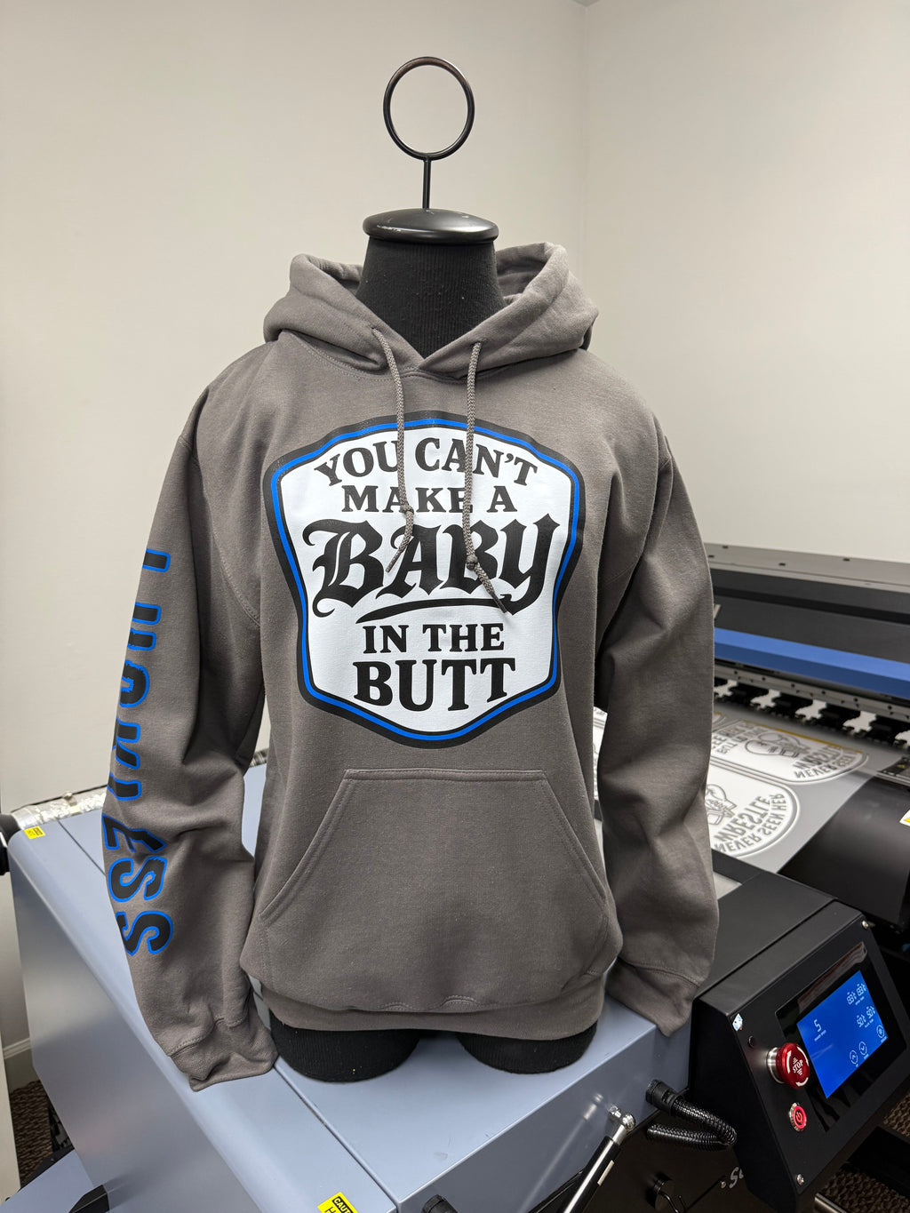 You Can't Make A Baby In The Butt Hoodie
