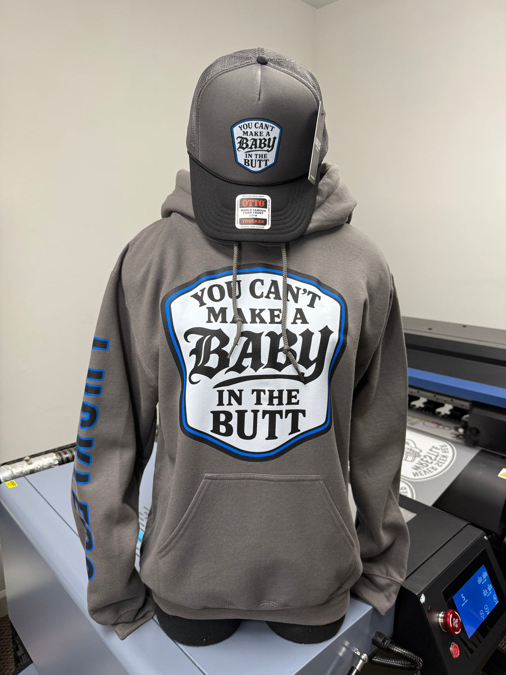 You Can't Make A Baby In The Butt Hoodie