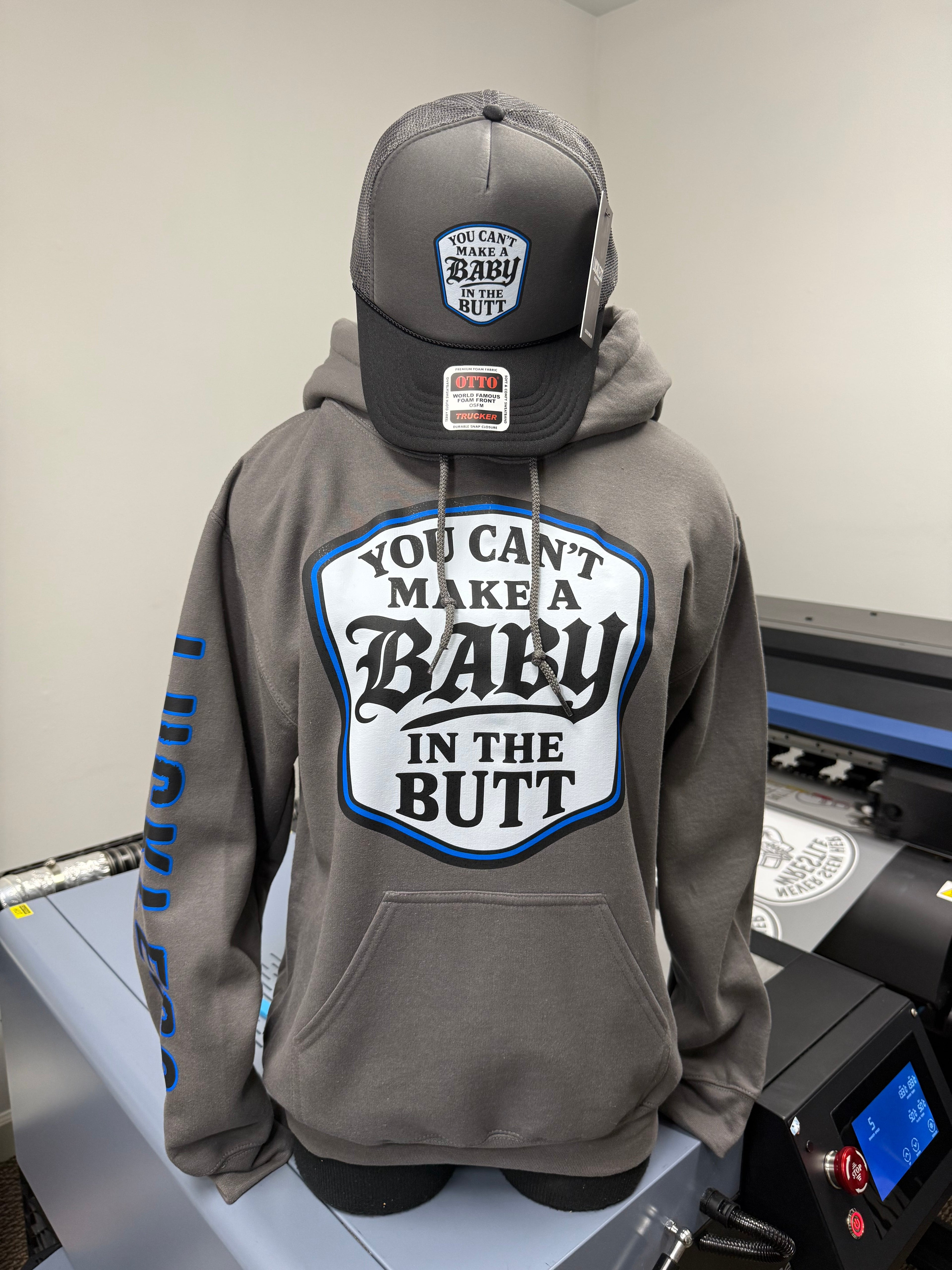 You Can't Make A Baby In The Butt Hoodie