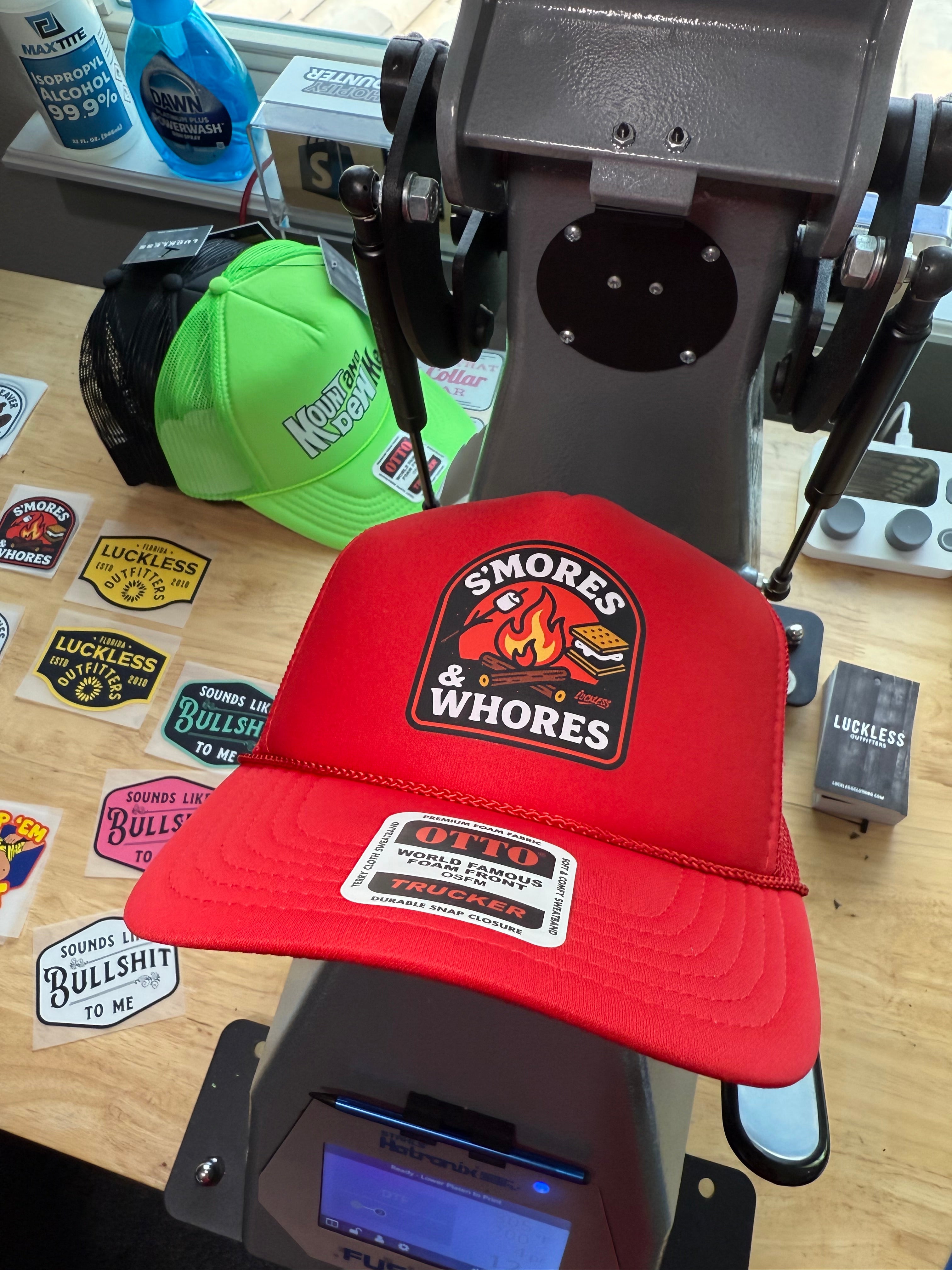 S'mores & Whores Trucker Hat