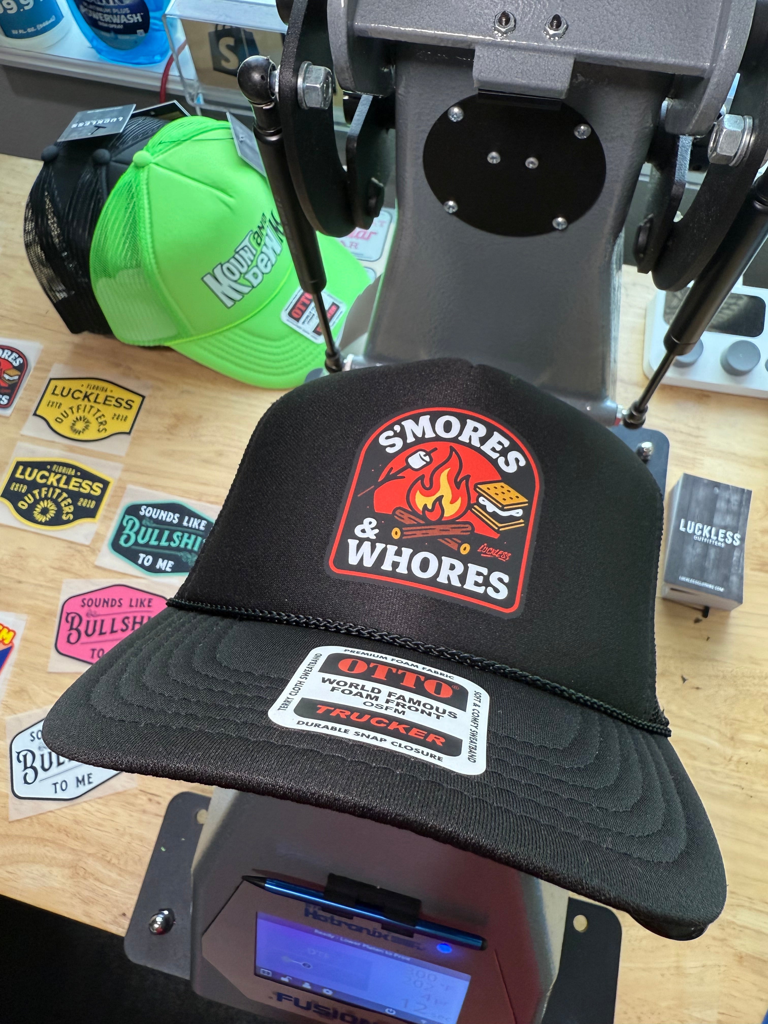 S'mores & Whores Trucker Hat