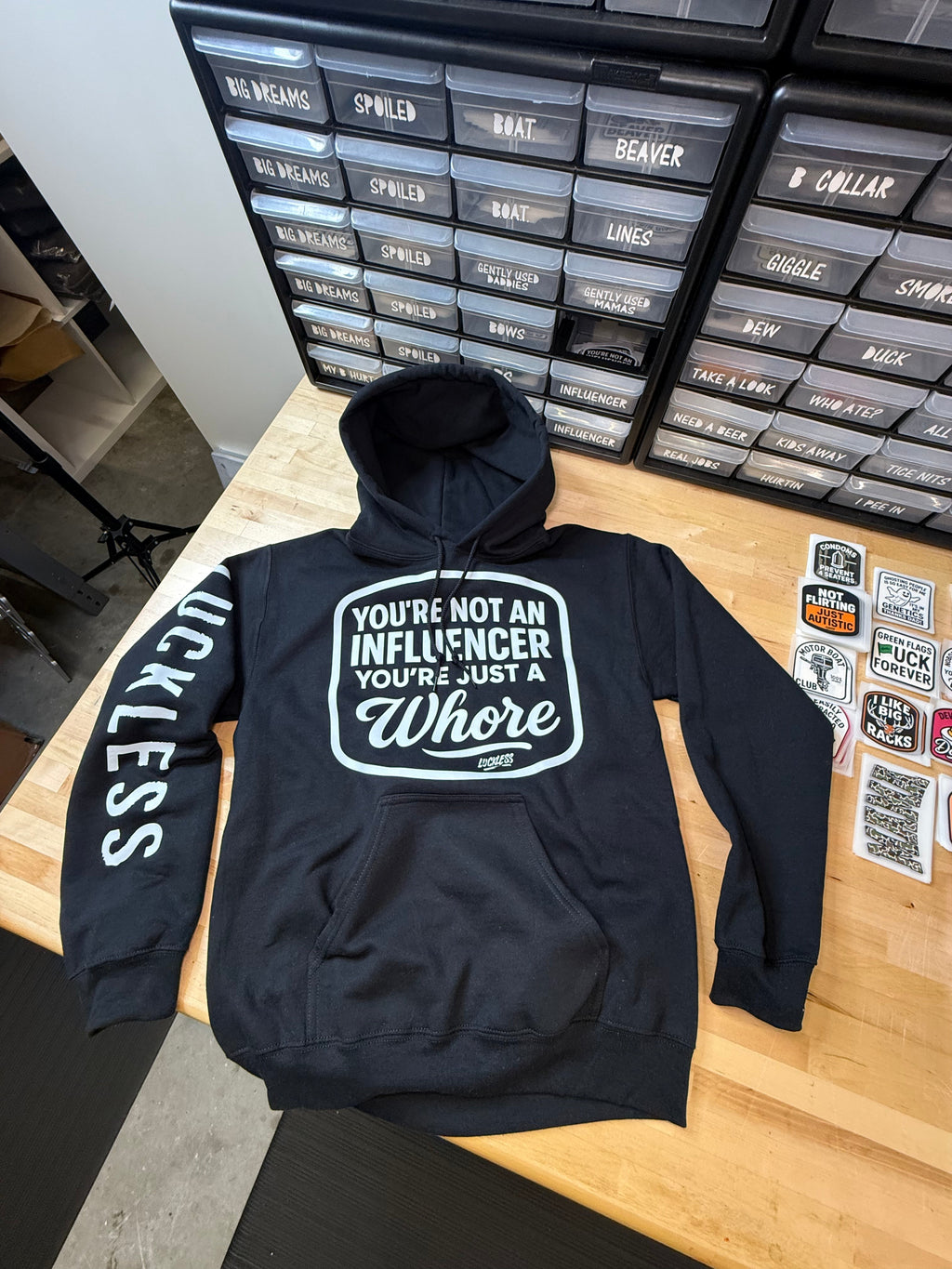 You're Not An Influencer You're Just A Whore Hoodie