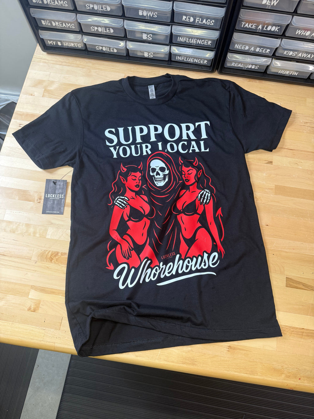 Support Your Local Whorehouse Tee