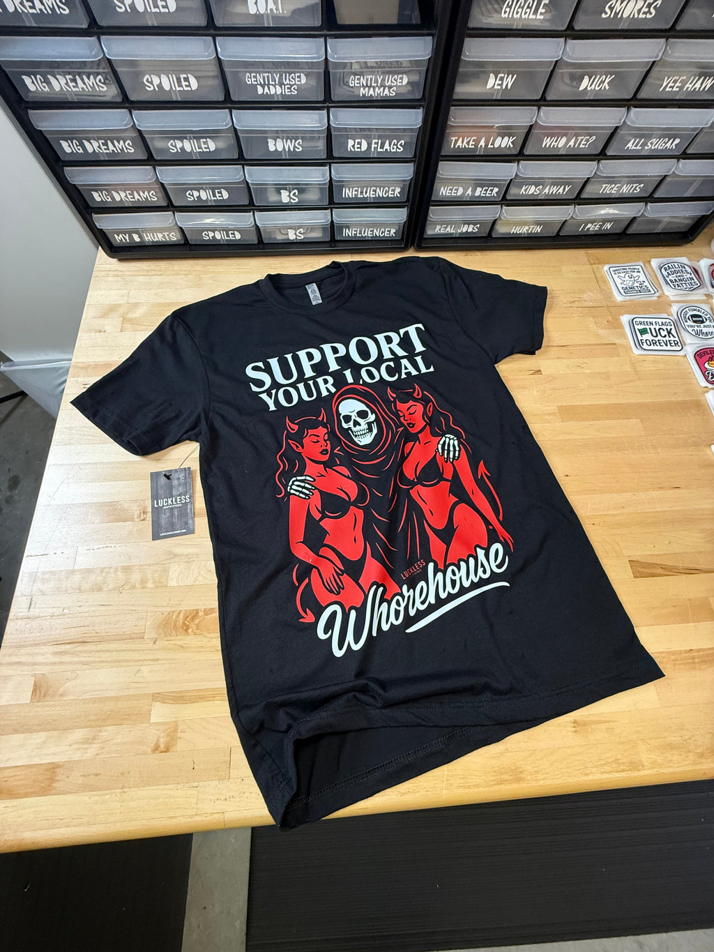 Support Your Local Whorehouse Tee