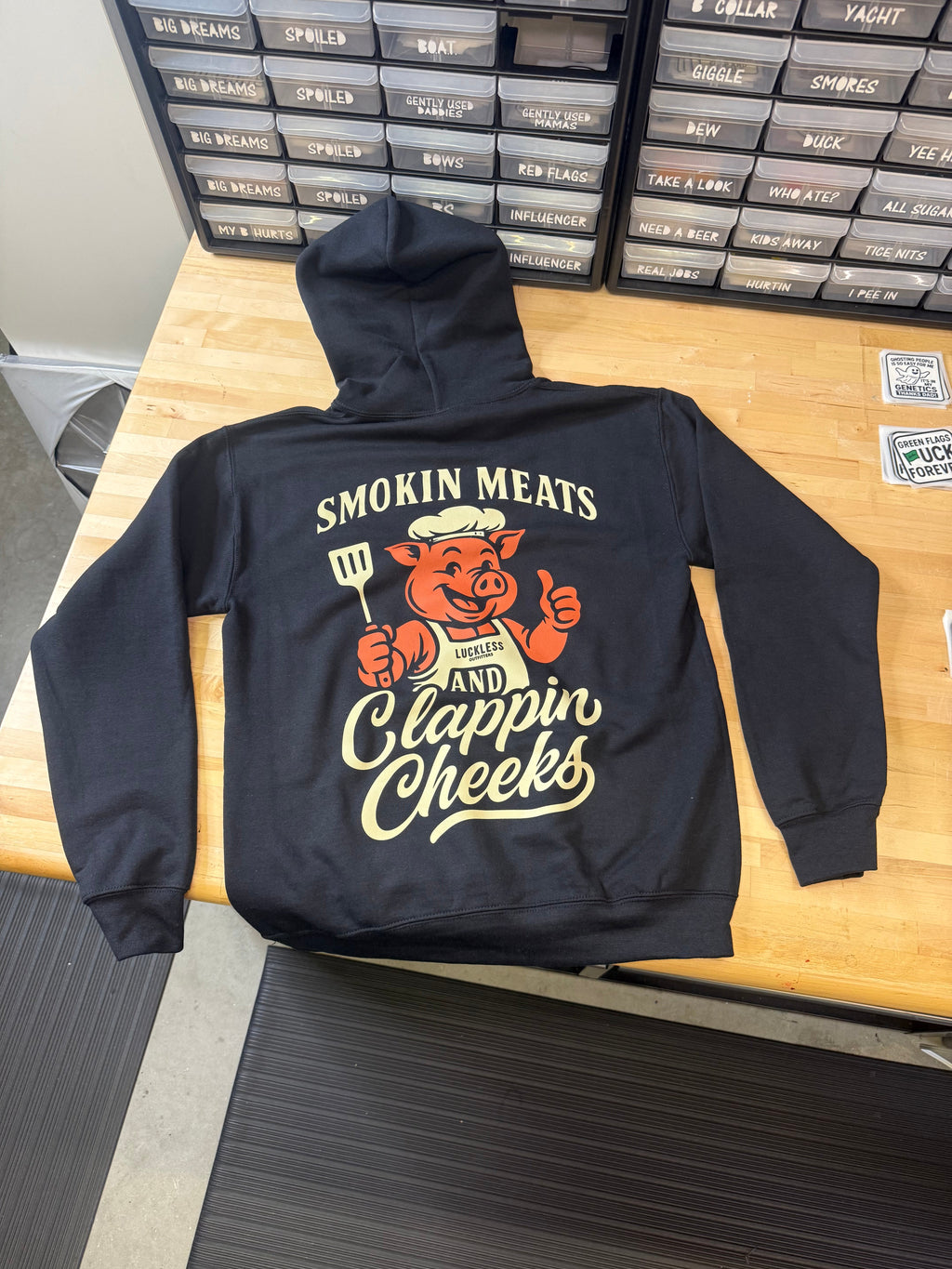 Smokin Meats and Clappin Cheeks Hoodie