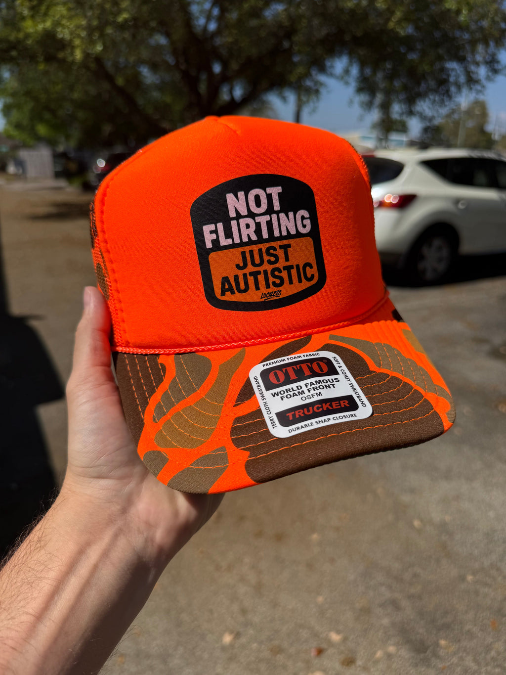 Not Flirting Just Autistic | Trucker Hat