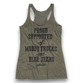 Proud Supporter of Muddy Trucks and Blue Jeans Tank Top
