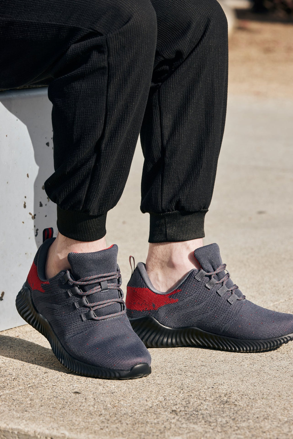 CALTO - Q218 - 2.8 Inches Taller (Grey/Red) - Ultra Lightweight