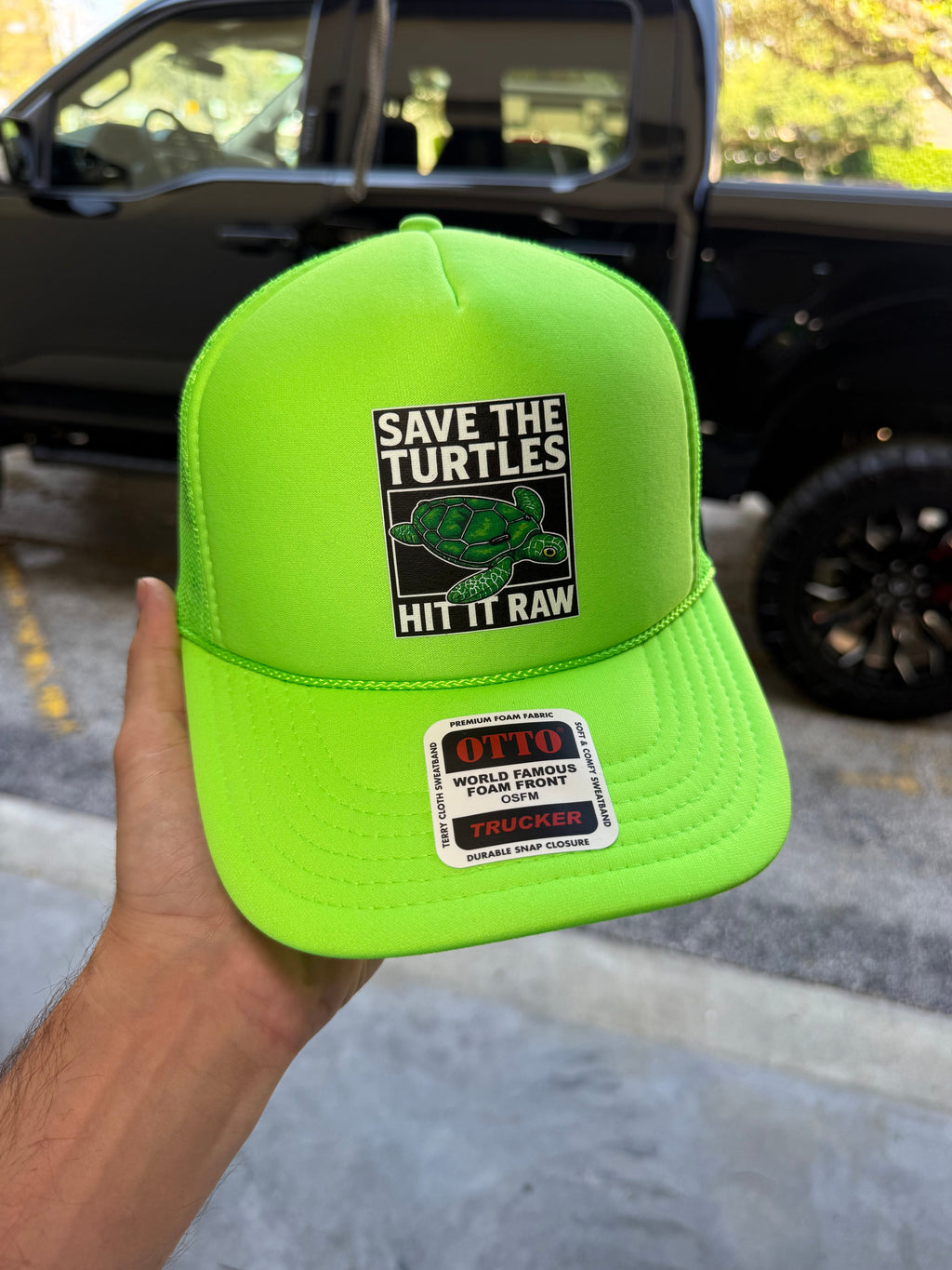 Save The Turtles Trucker Hat