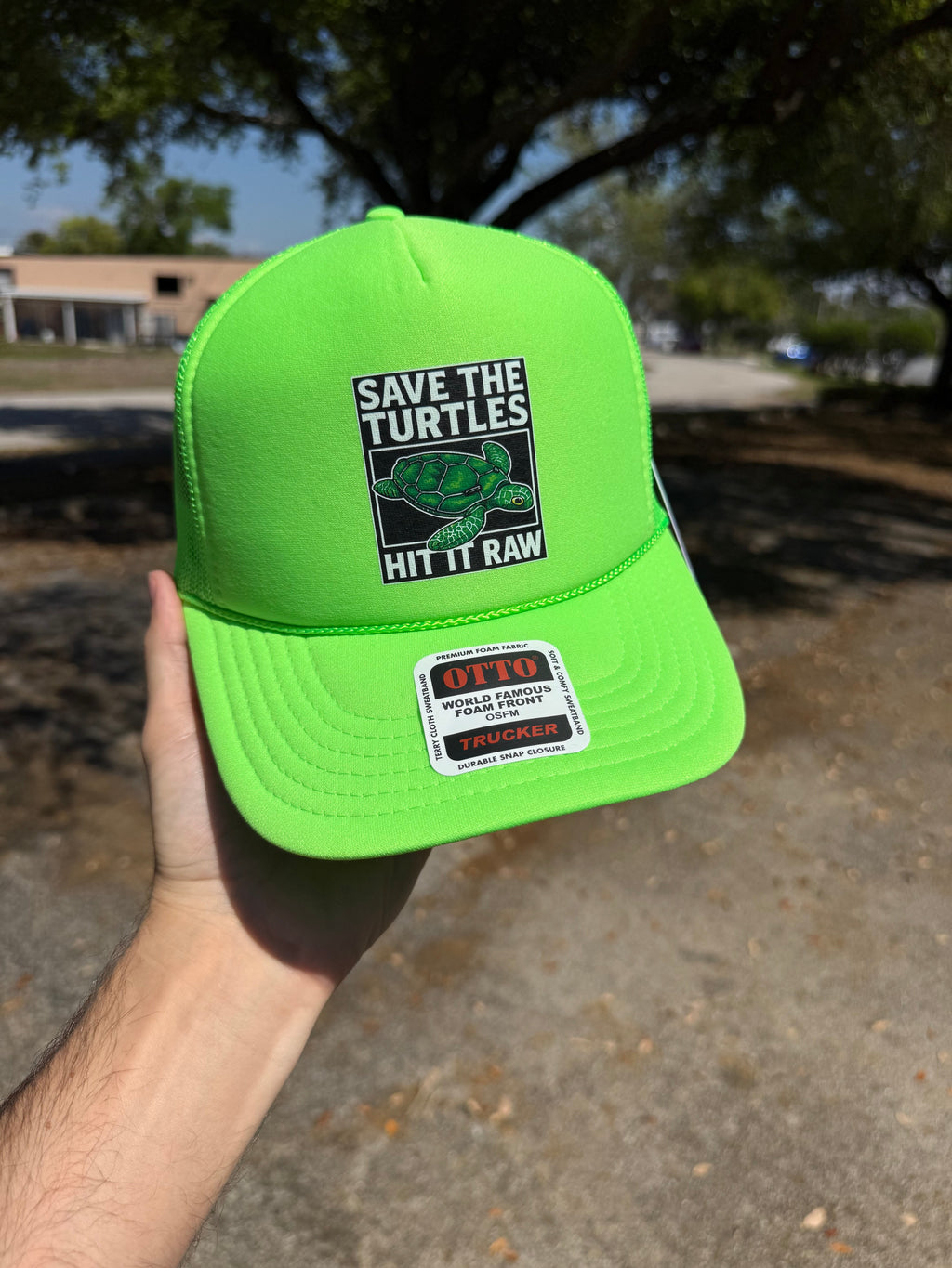 Save The Turtles Trucker Hat