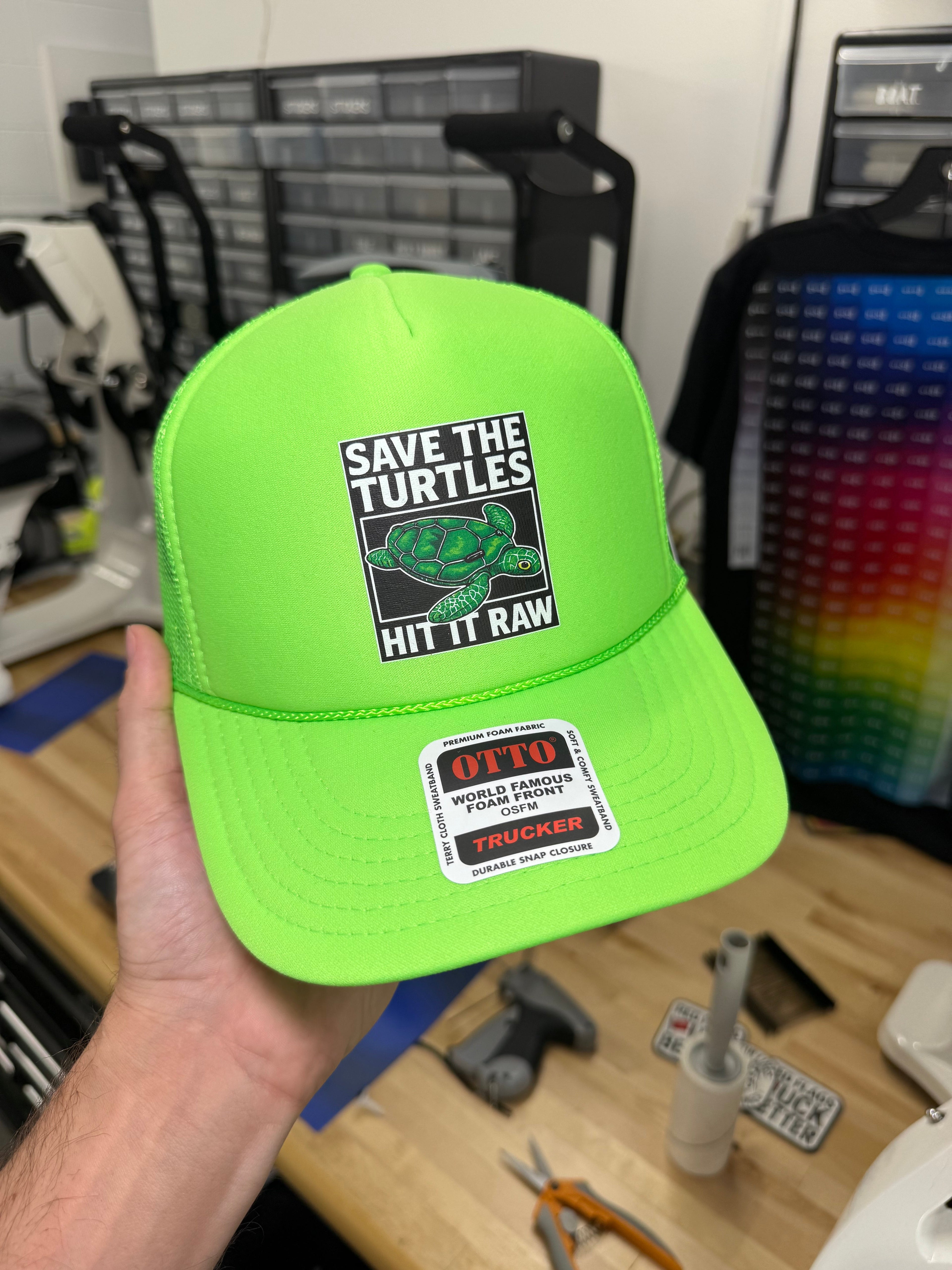 Save The Turtles Trucker Hat