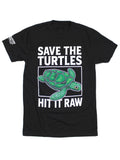 Save The Turtles Hit It Raw Tee