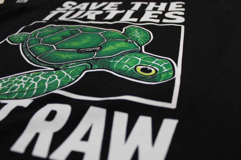 Save The Turtles Hit It Raw Tee