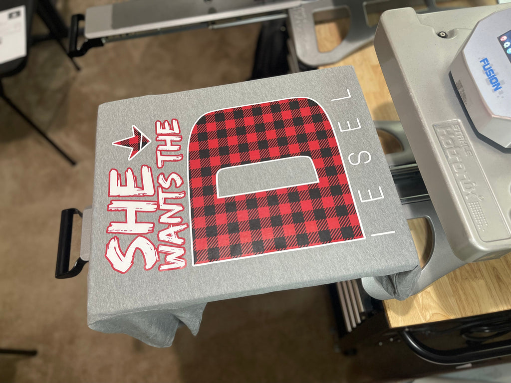 She Wants the Diesel Buff Check Tee