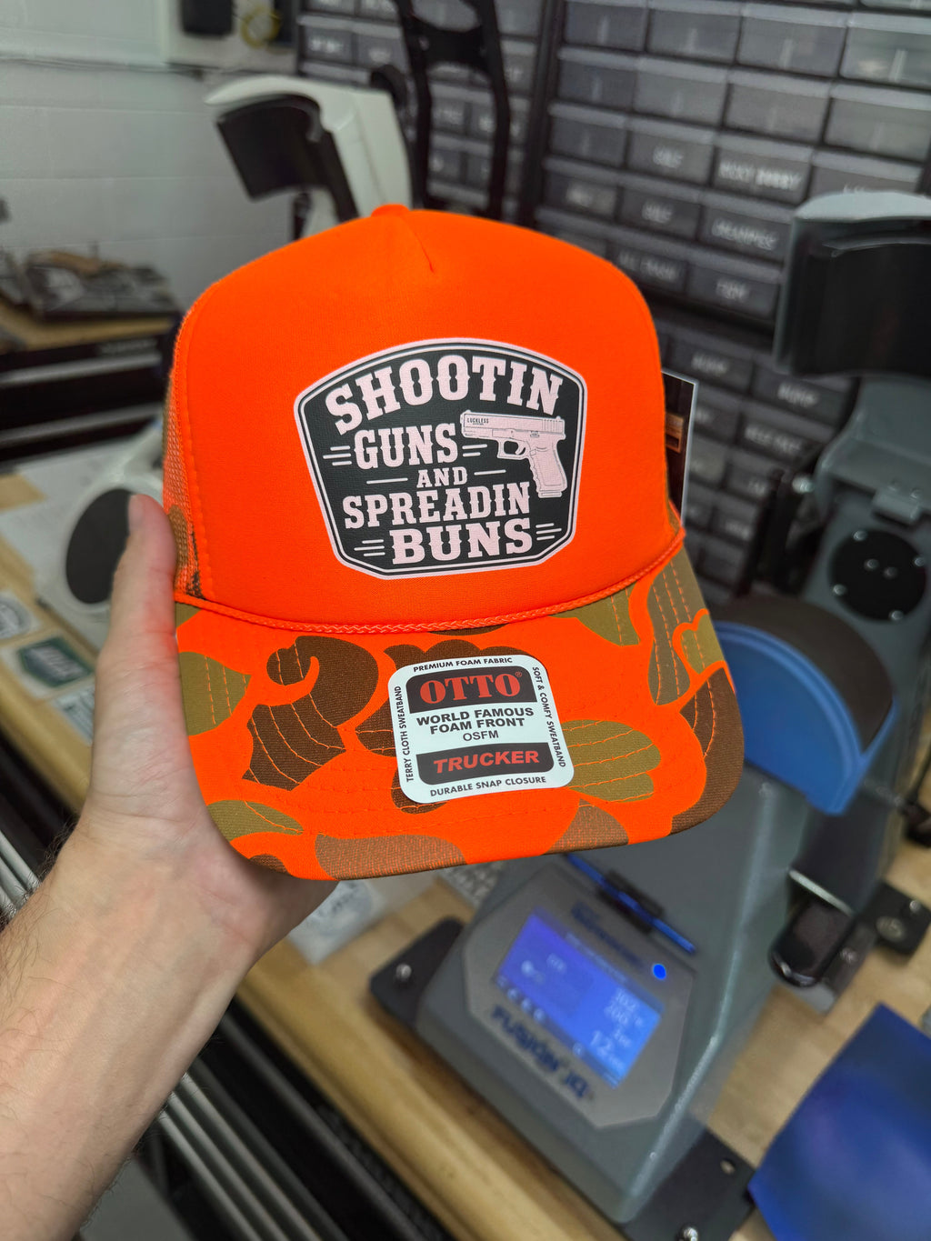 Shootin Guns & Spreadin Buns Hat