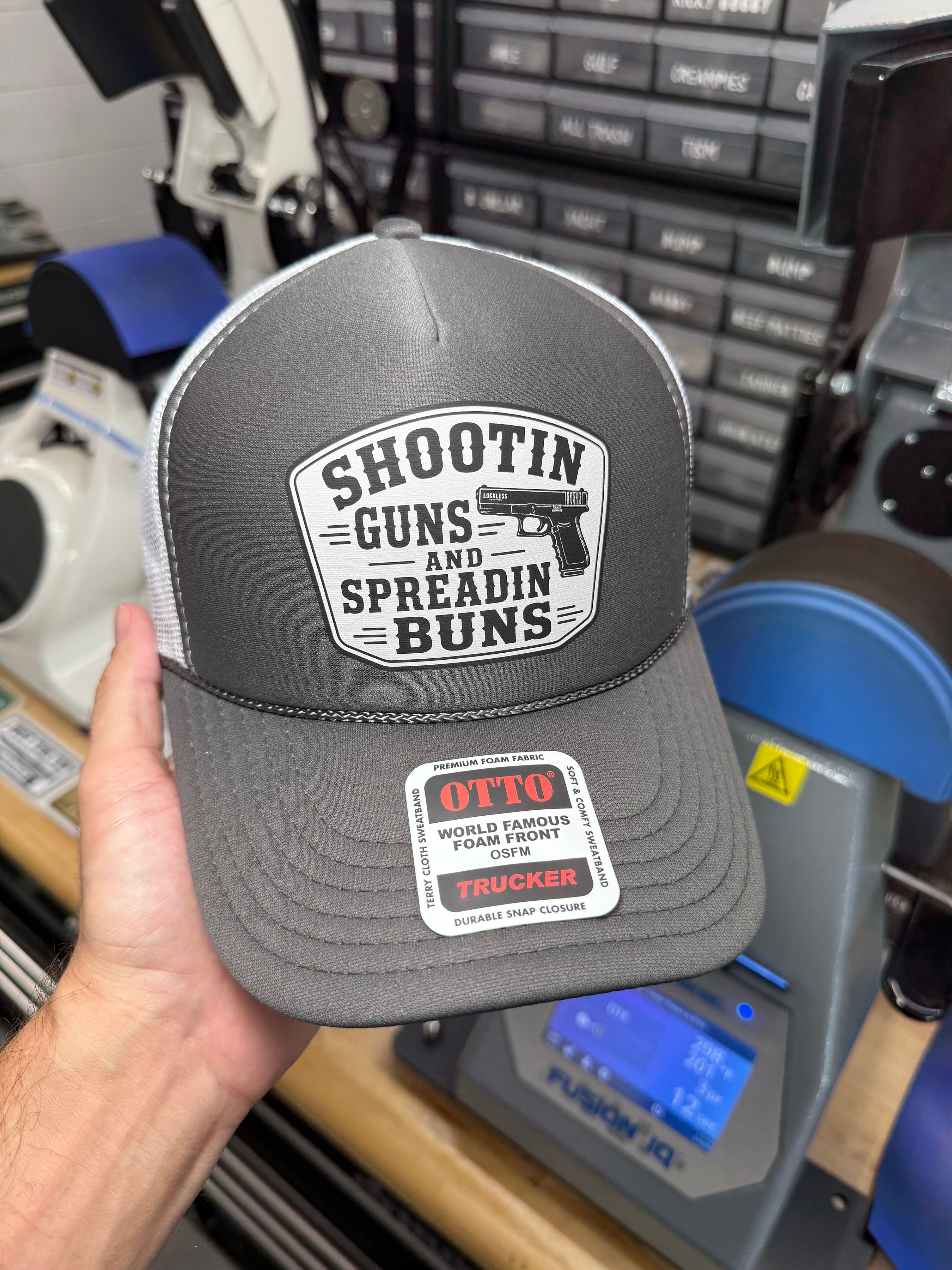 Shootin Guns & Spreadin Buns Hat
