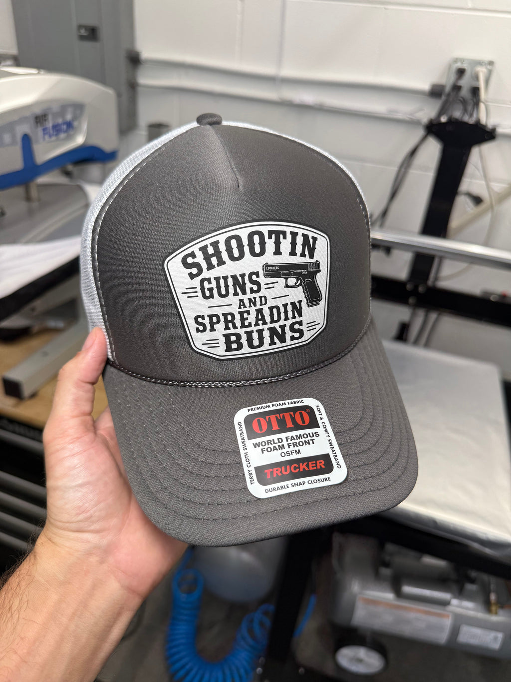 Shootin Guns & Spreadin Buns Hat