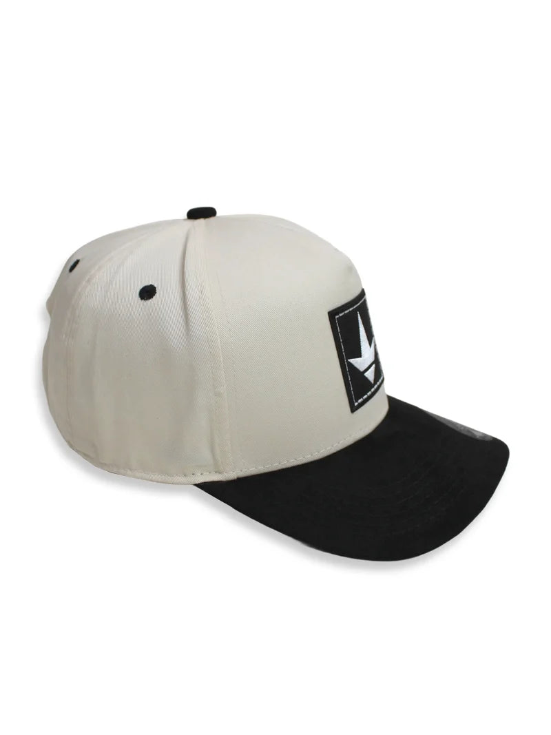 Logo Suede Bill Snapback Hat