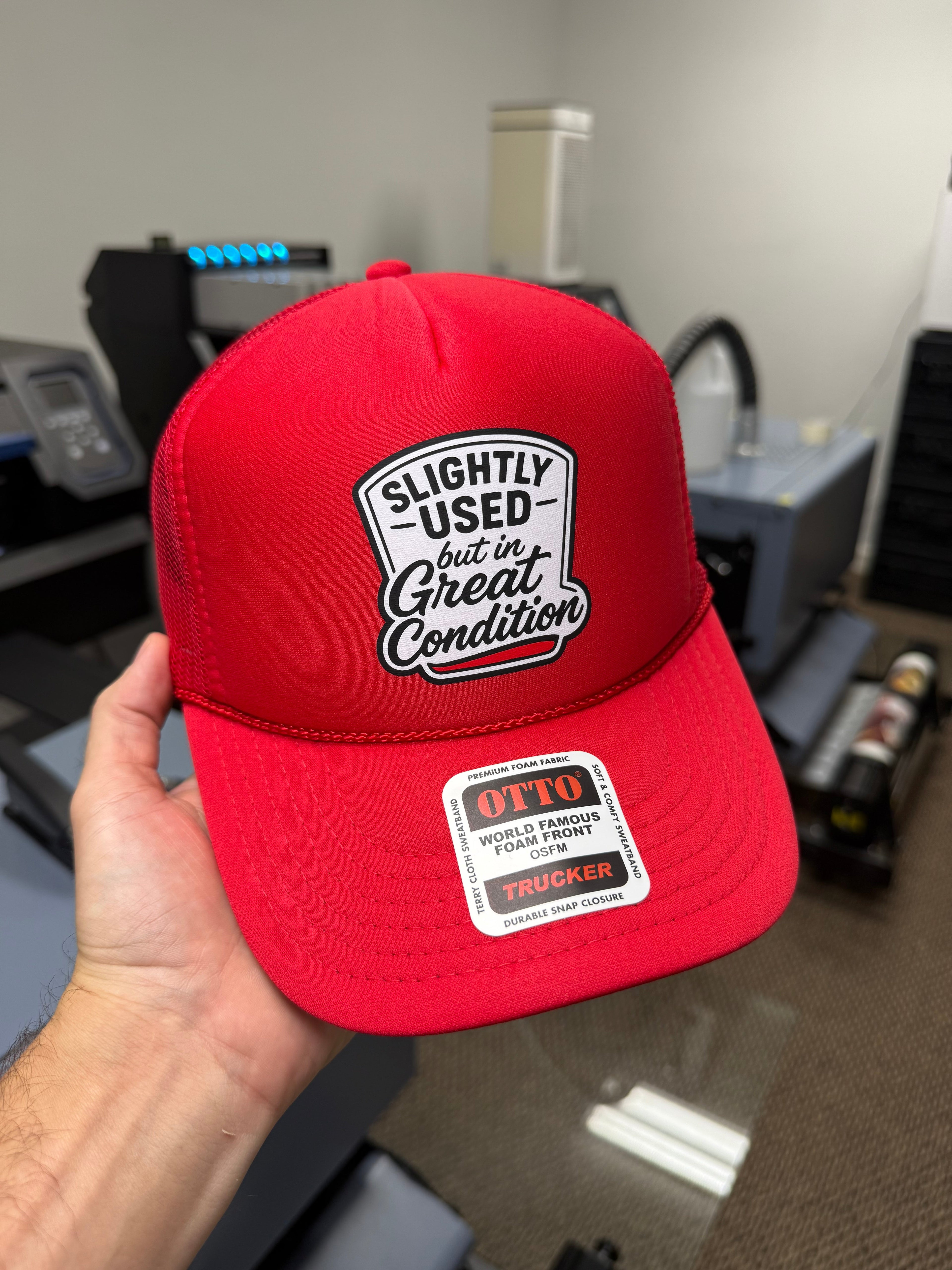 Slightly Used But In Great Condition Trucker Hat