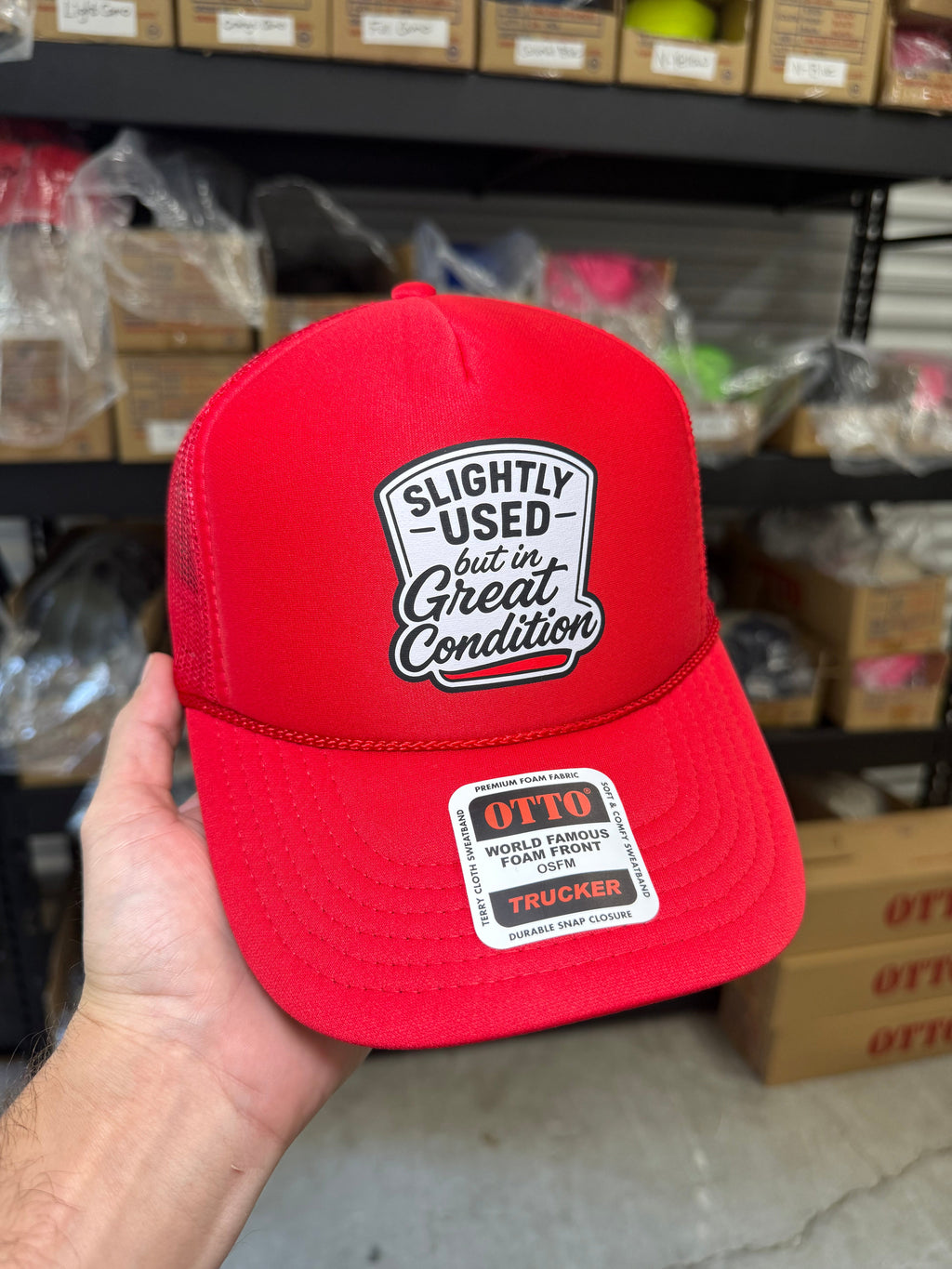 Slightly Used But In Great Condition Trucker Hat