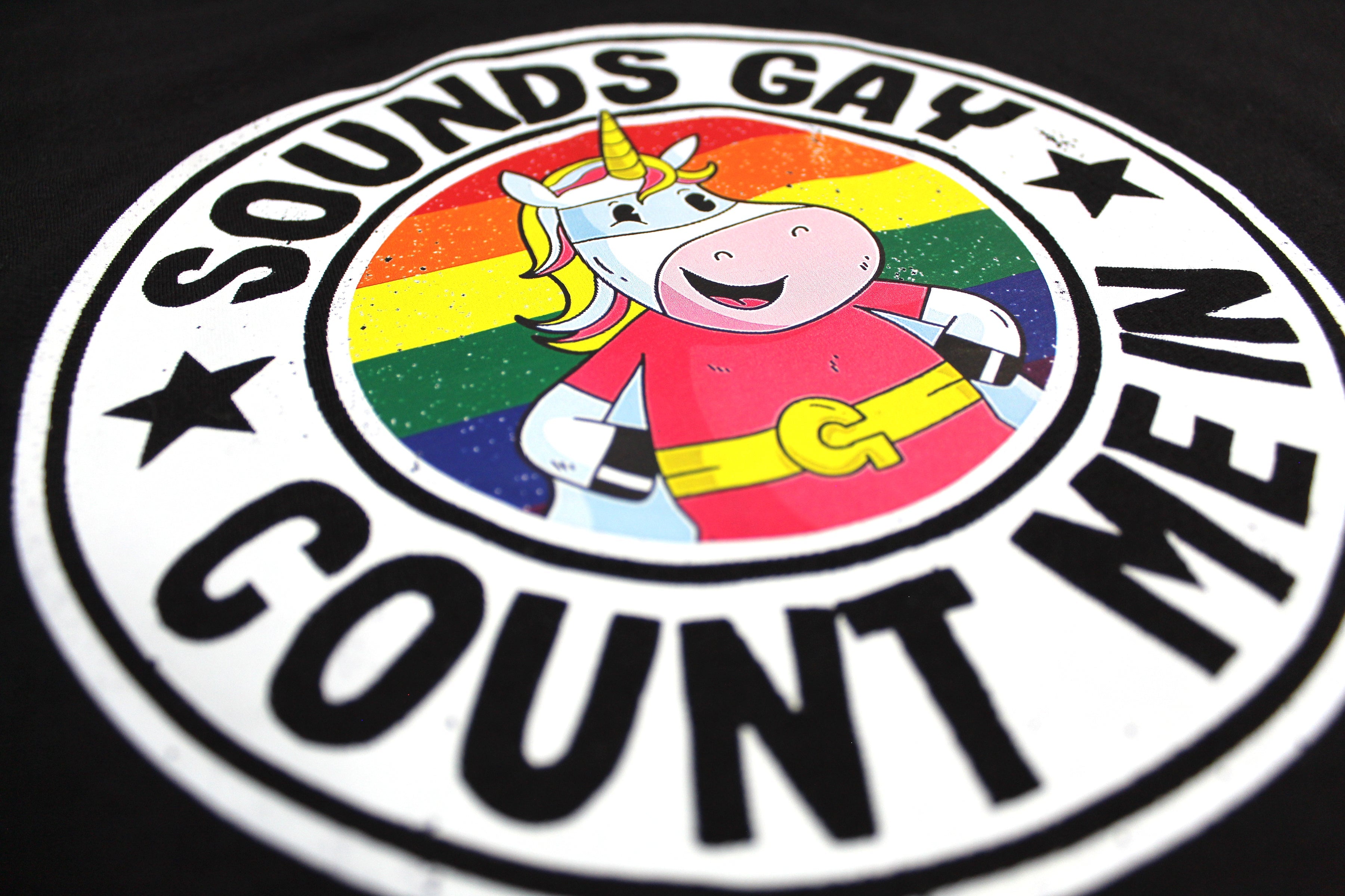 Sounds Gay Count Me In Tee