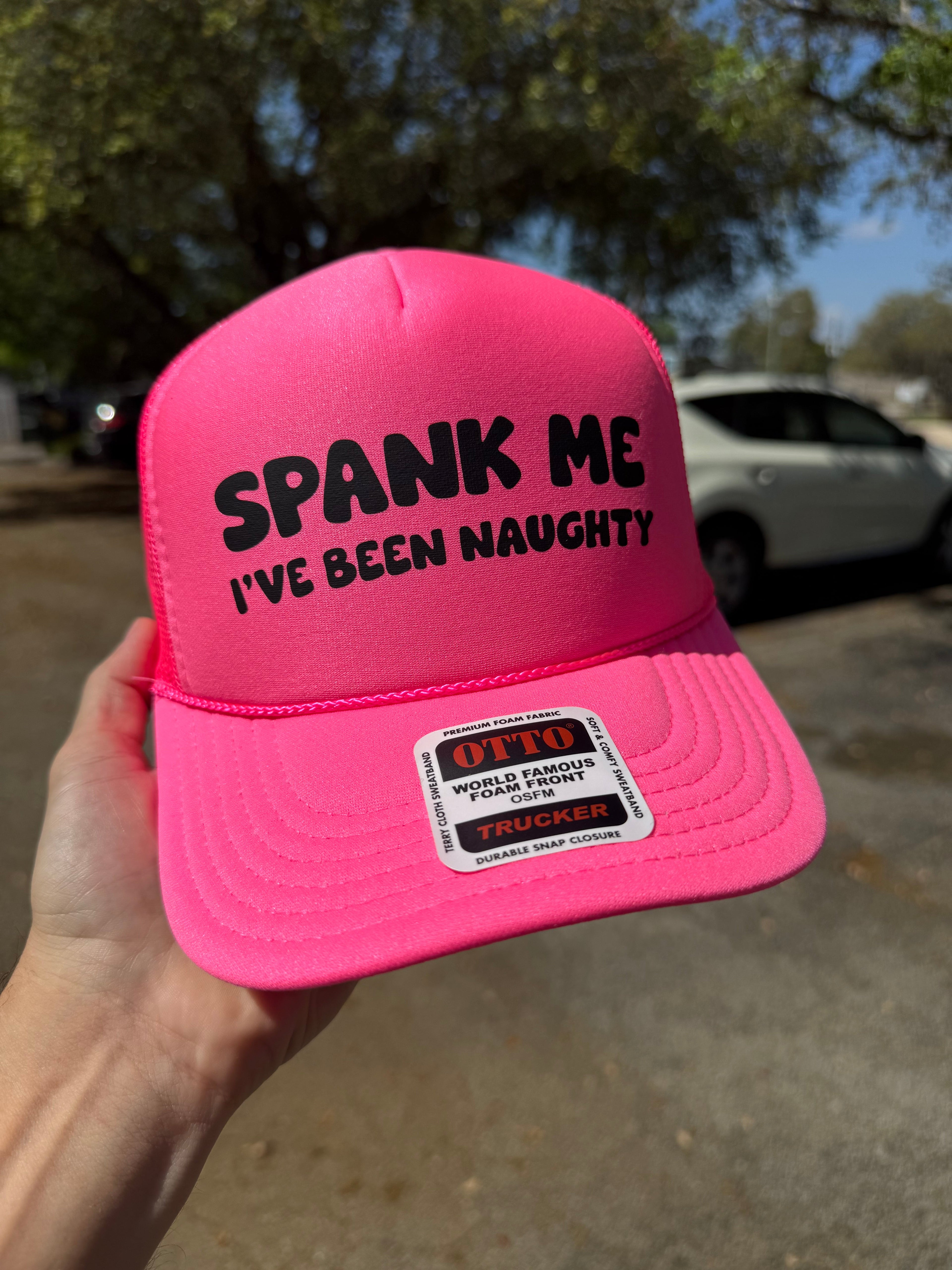Spank Me Ive Been Naughty Trucker Hat