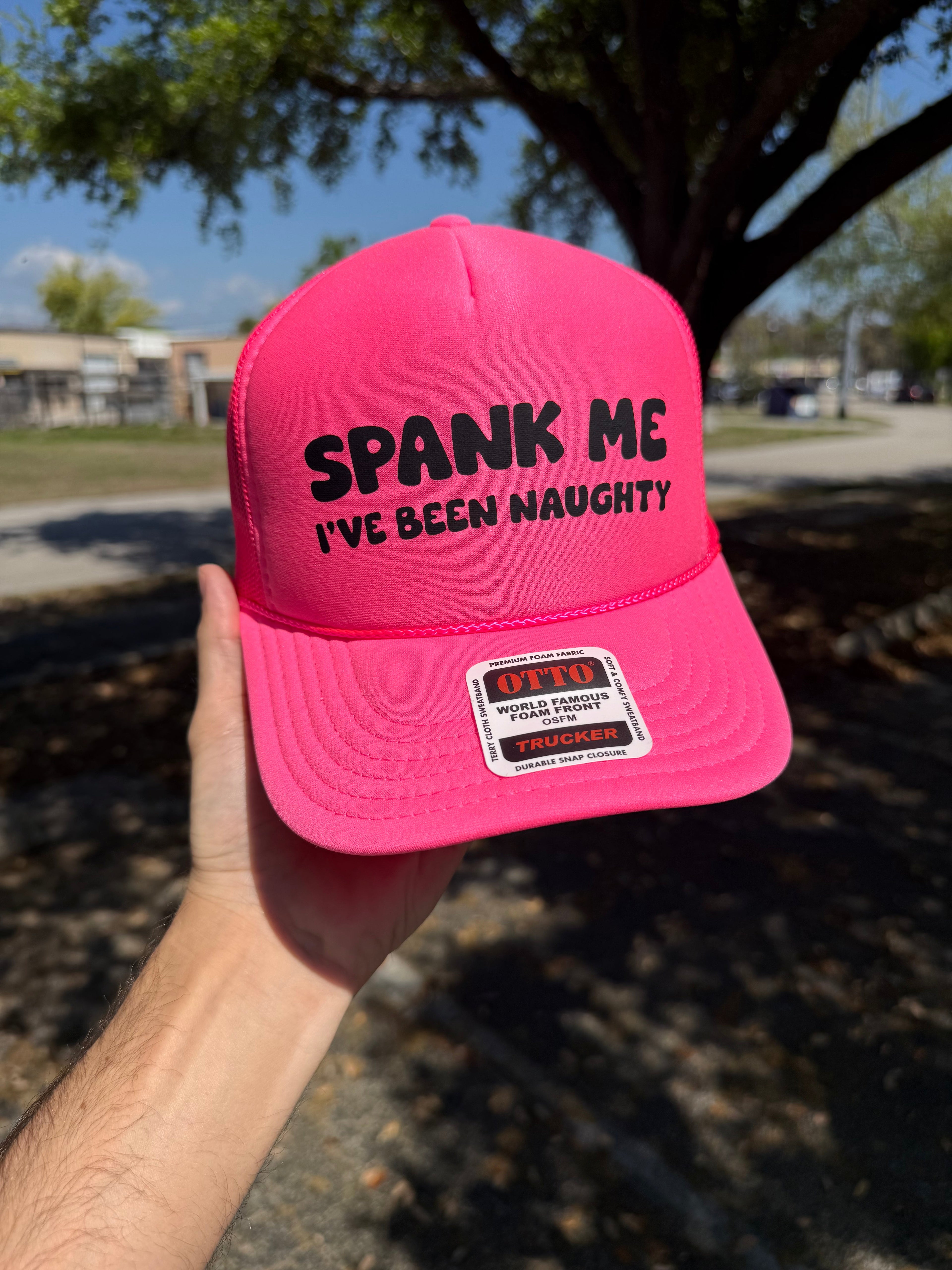 Spank Me Ive Been Naughty Trucker Hat