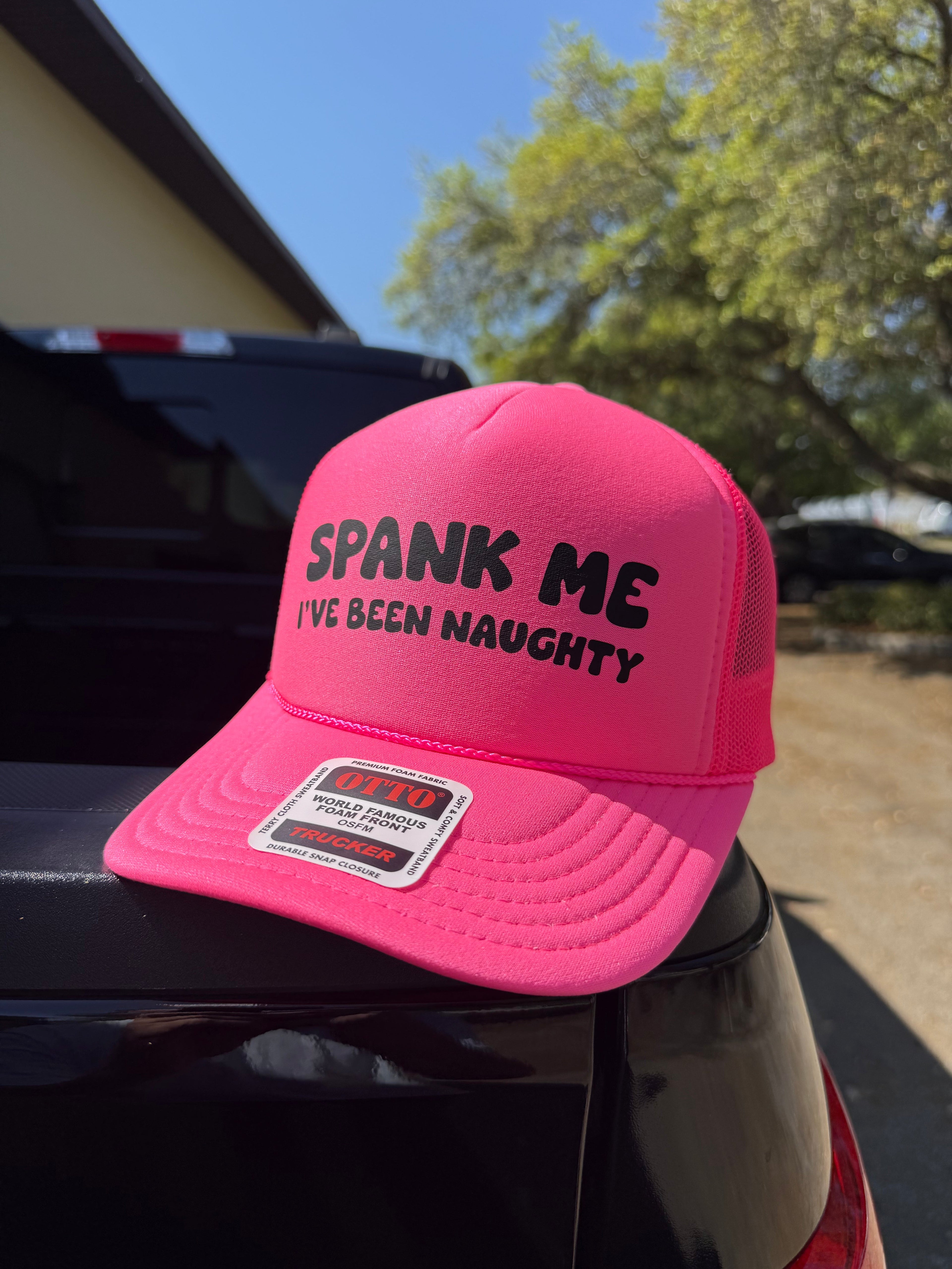 Spank Me Ive Been Naughty Trucker Hat