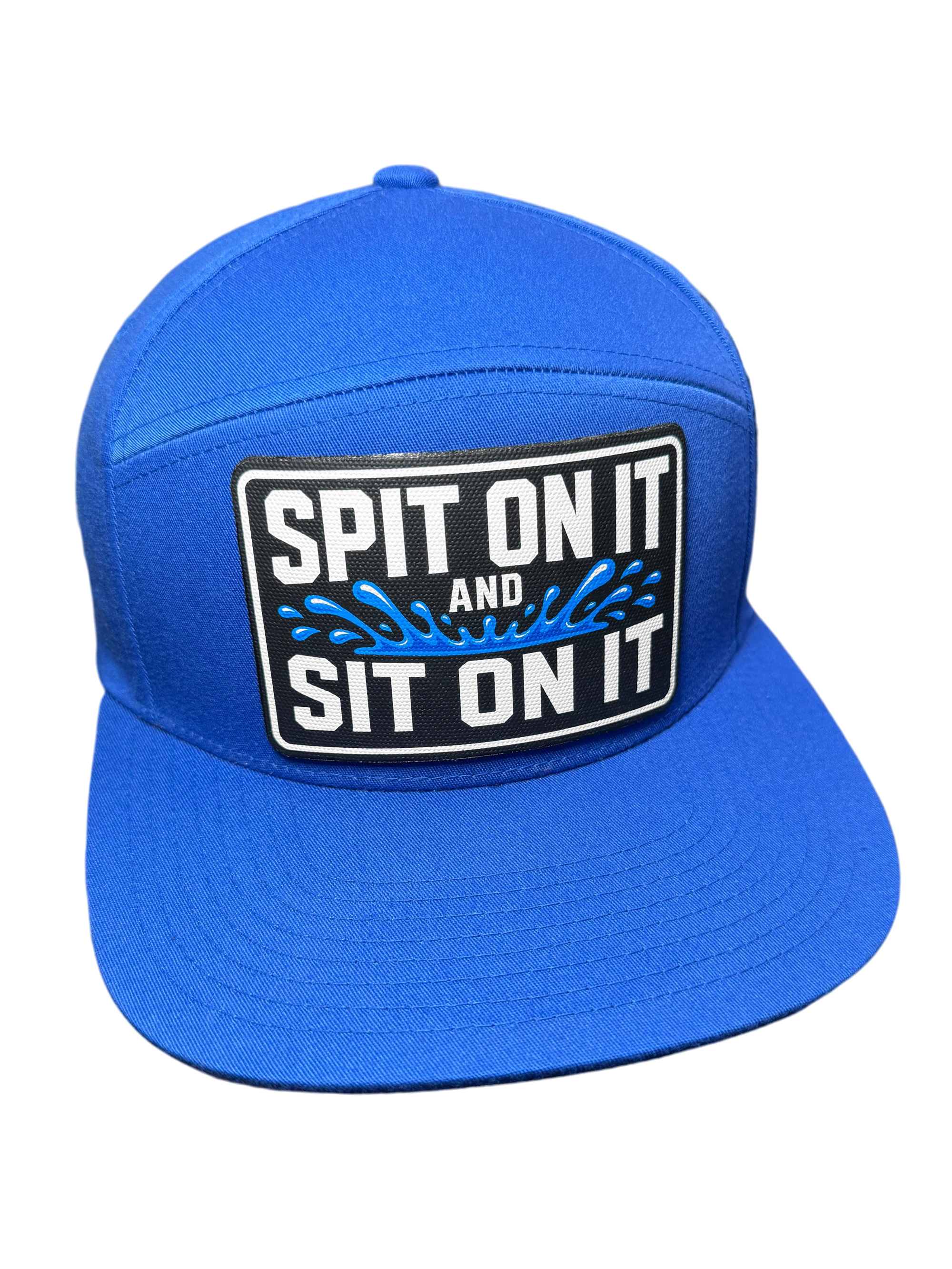 Spit On It and Sit On It | 7 Panel Canvas Patch Snapback
