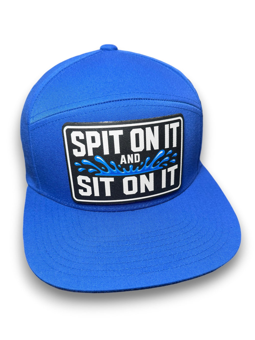 Spit On It and Sit On It | 7 Panel Canvas Patch Snapback