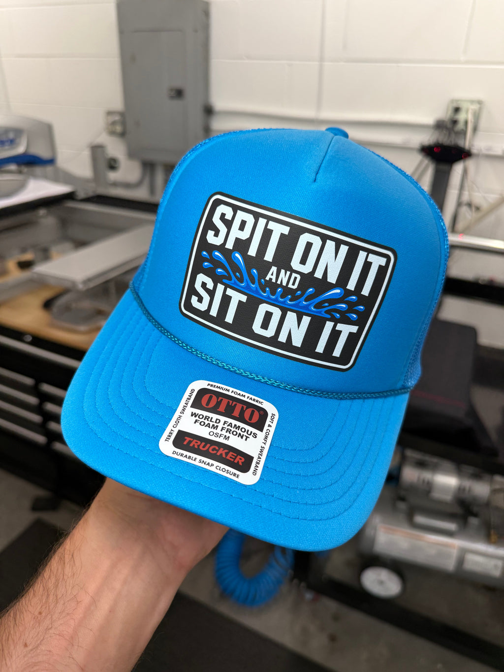 Spit On It and Sit On It Foam Trucker Hat