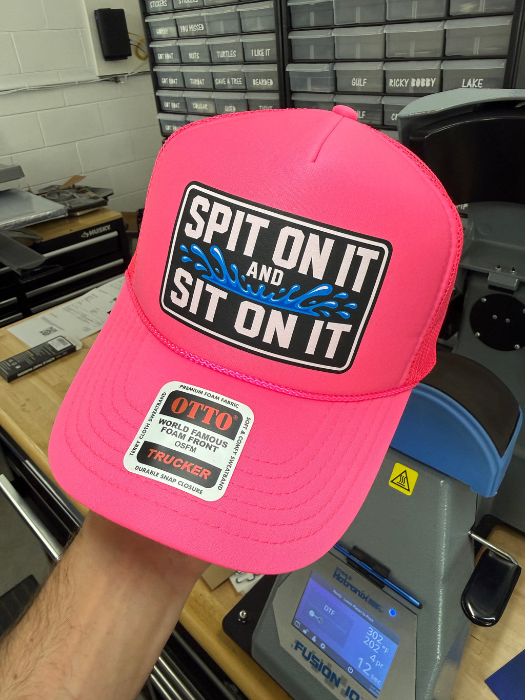 Spit On It and Sit On It Foam Trucker Hat