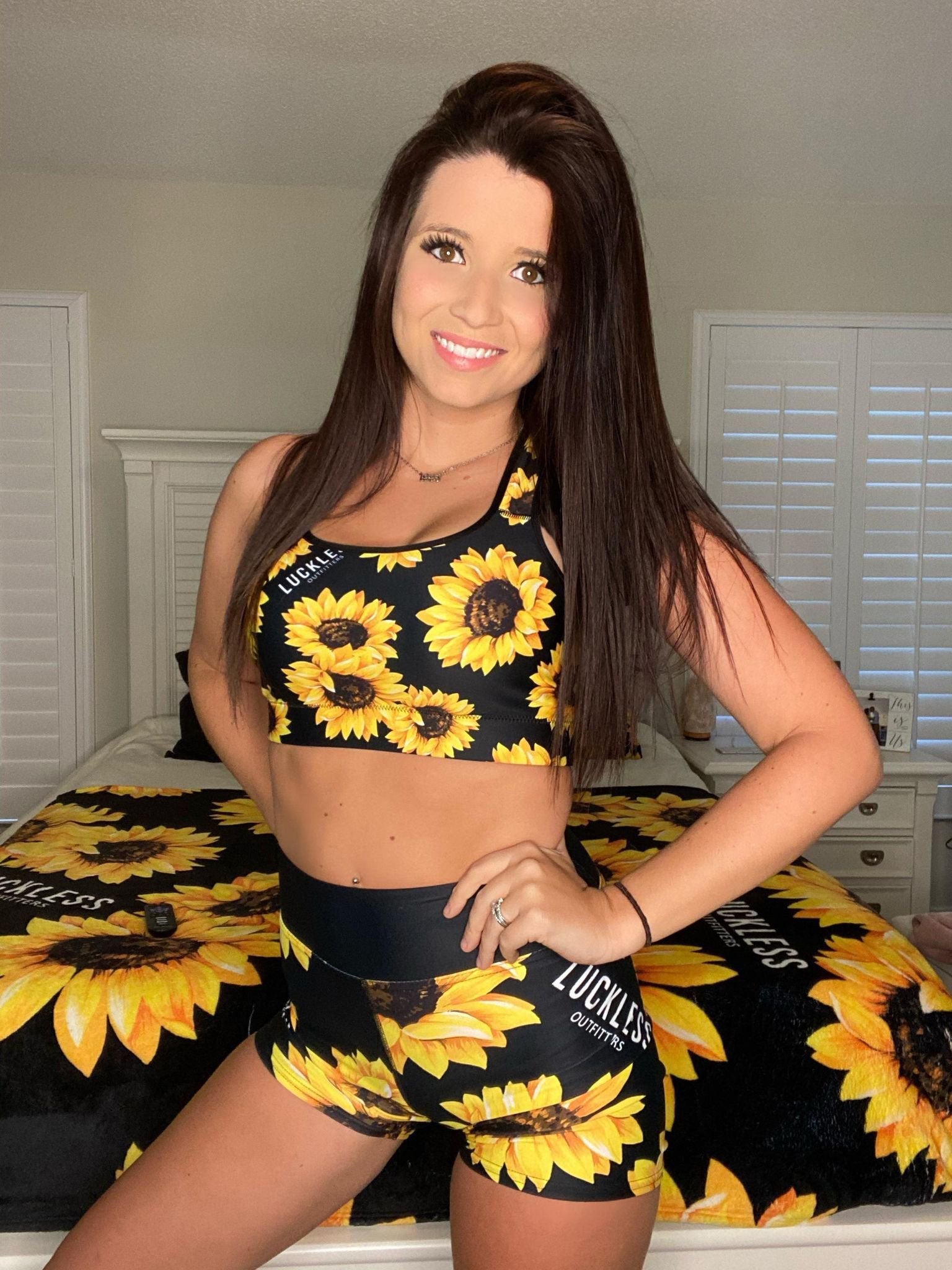 Sunflower Sports Bra