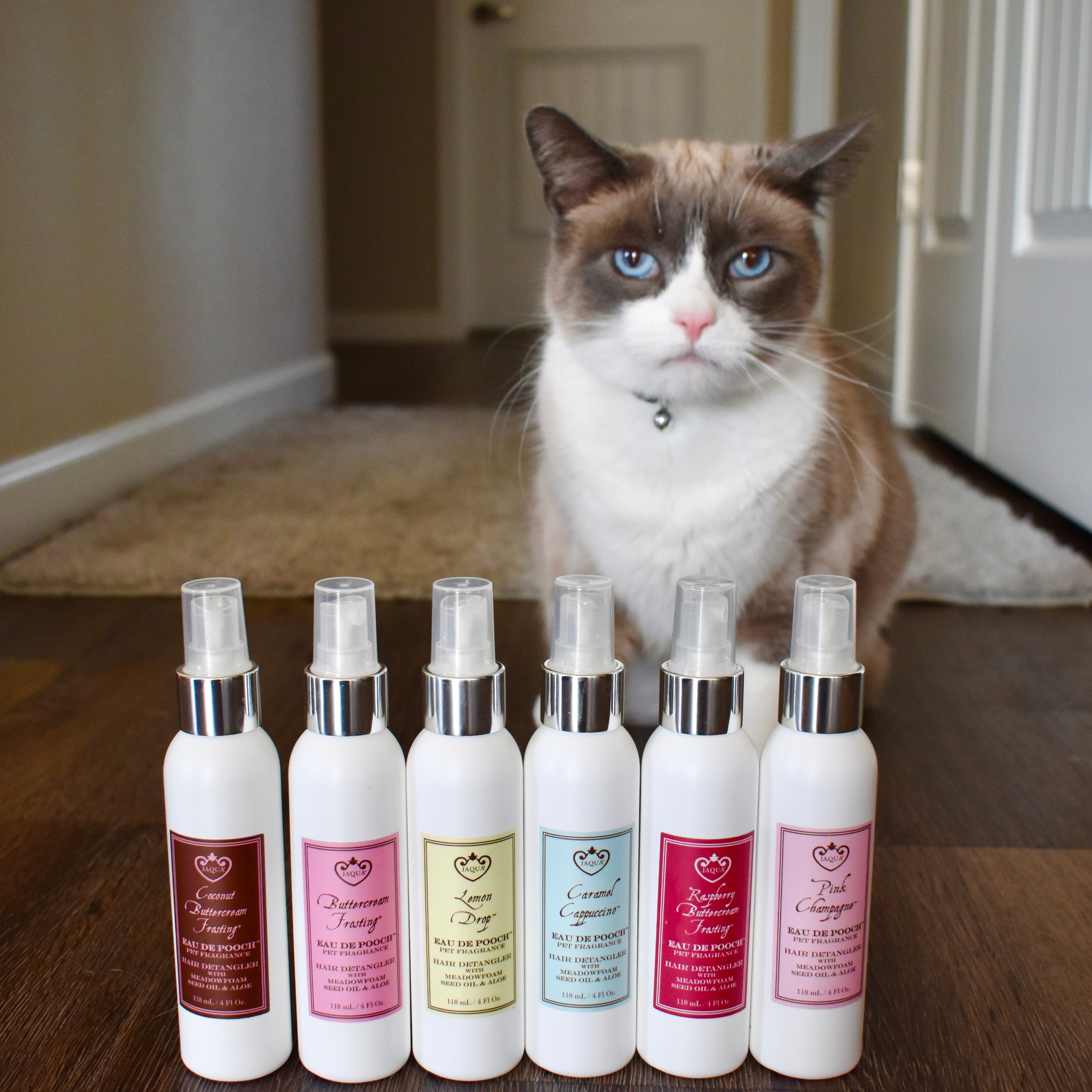 Buttercream Frosting Eau de Pooch Pet Fragrance and Hair Detangler Spray