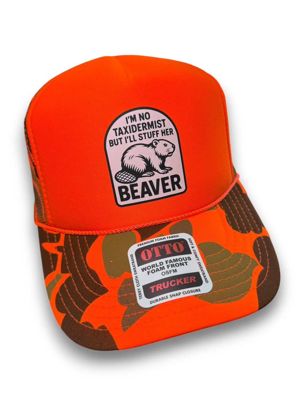 I'm No Taxidermist But I'll Stuff Her Beaver Trucker Hat
