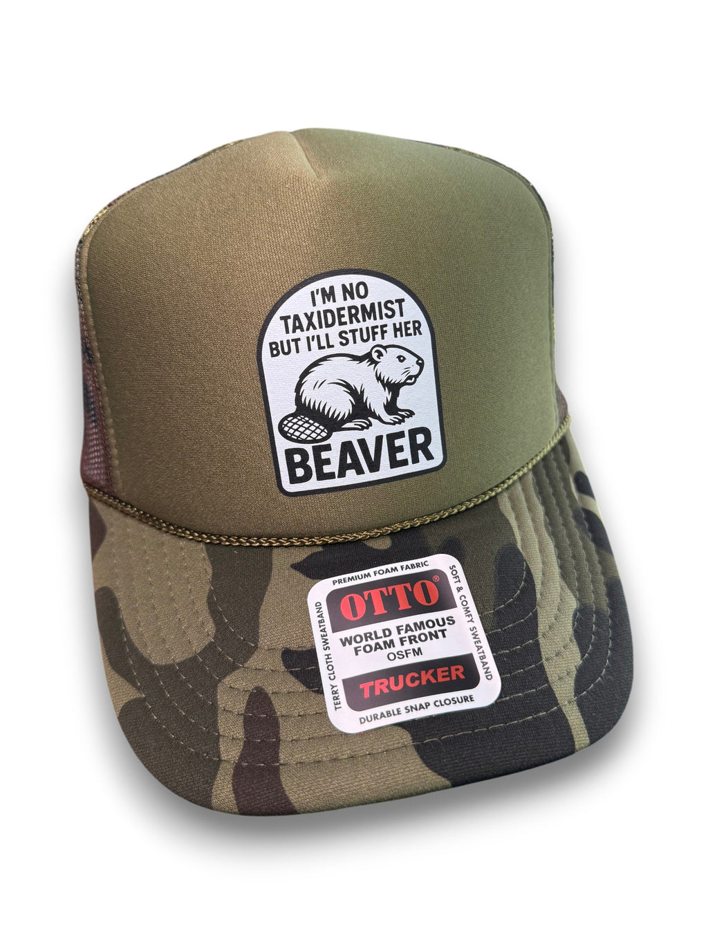 I'm No Taxidermist But I'll Stuff Her Beaver Trucker Hat
