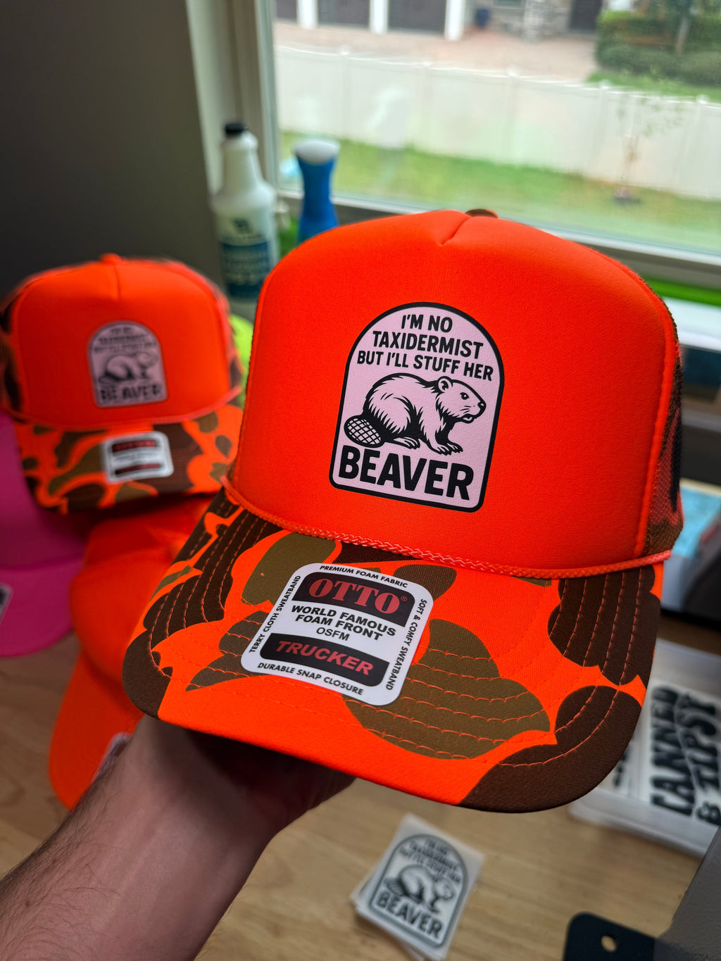 I'm No Taxidermist But I'll Stuff Her Beaver Trucker Hat