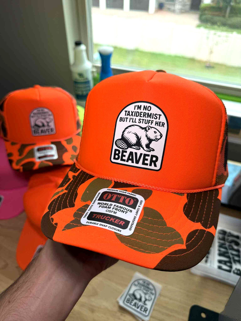 I'm No Taxidermist But I'll Stuff Her Beaver Trucker Hat