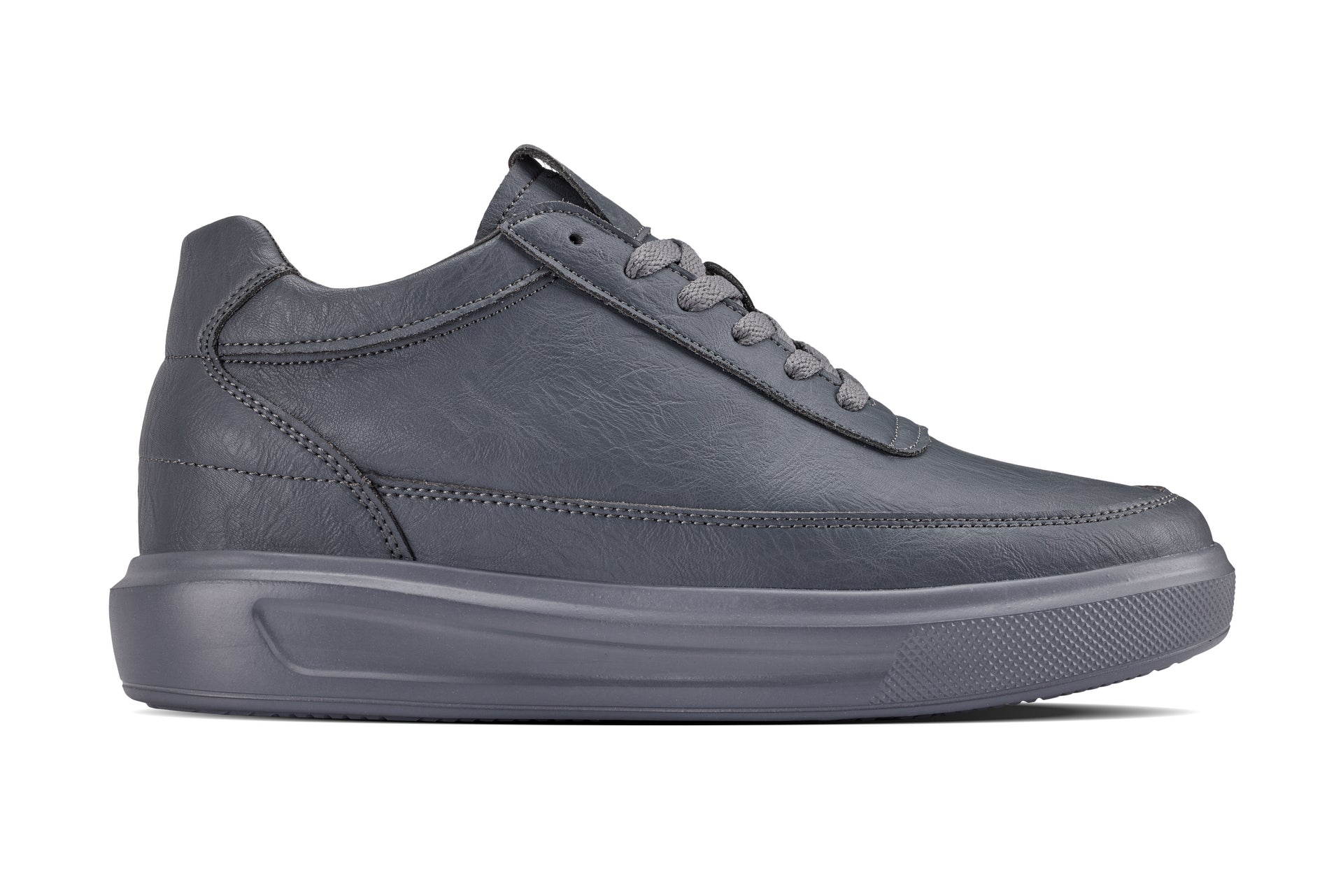 CALTO - X1649 - 2.8 Inches Taller (Iron Grey) - Lightweight Sneakers