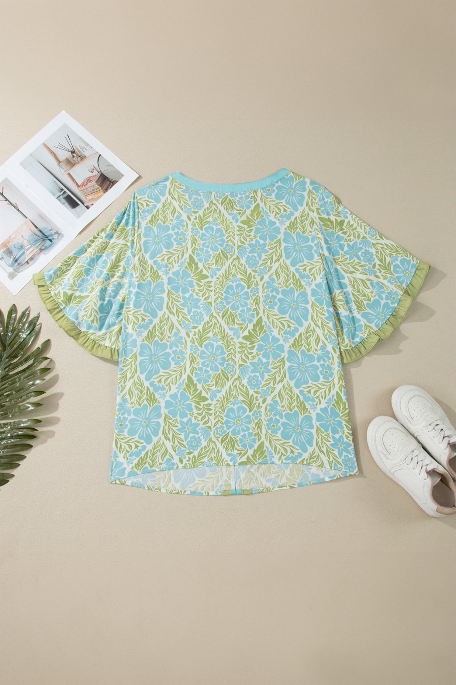 Elina Trim Short Sleeve PLUS Blouse