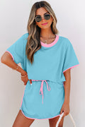 Araceli Drop Shoulder Dress Set