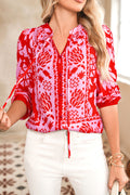 Remy 3 4 Sleeve Blouse